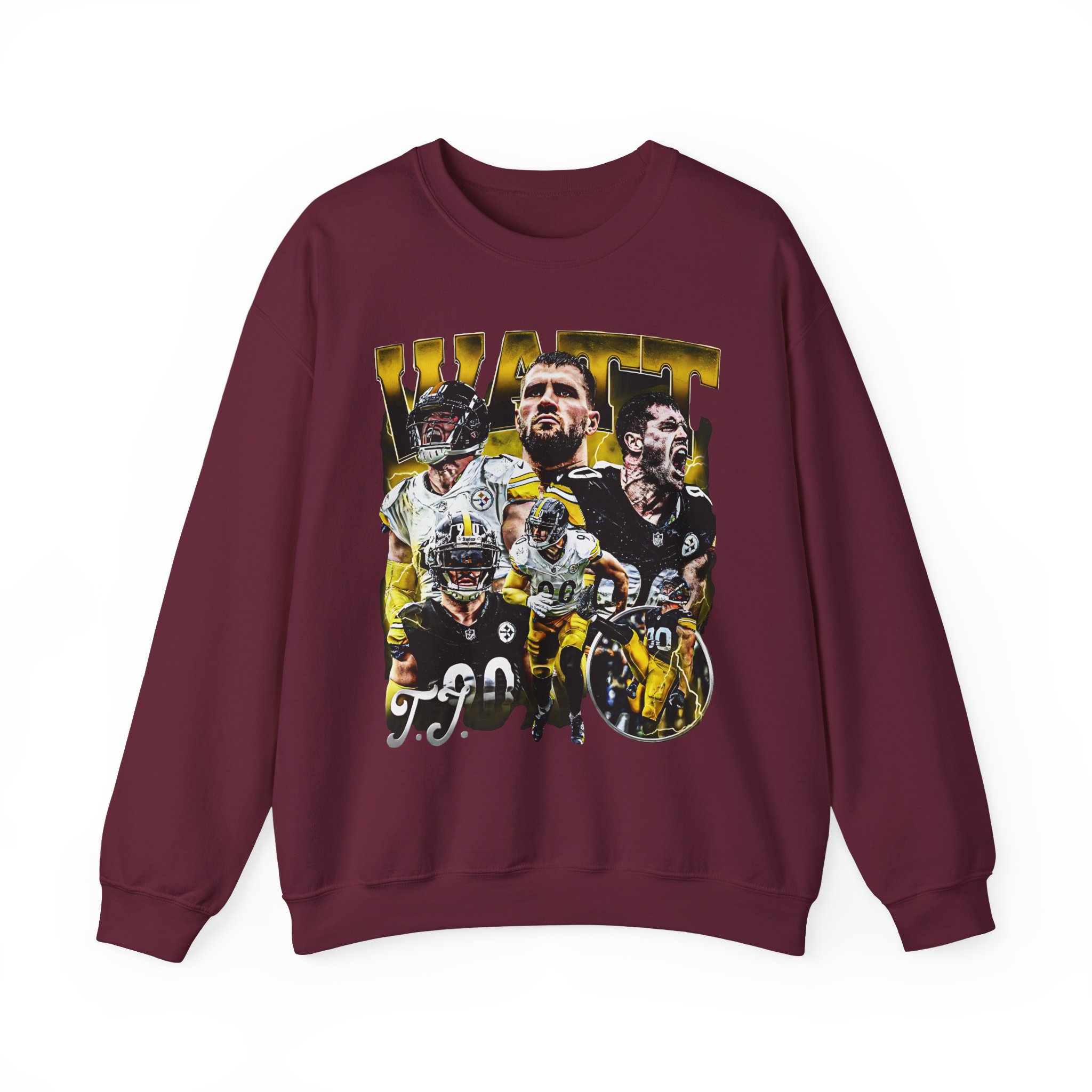 Tj Watt Unisex Heavy Blendâ„¢ Crewneck Sweatshirt