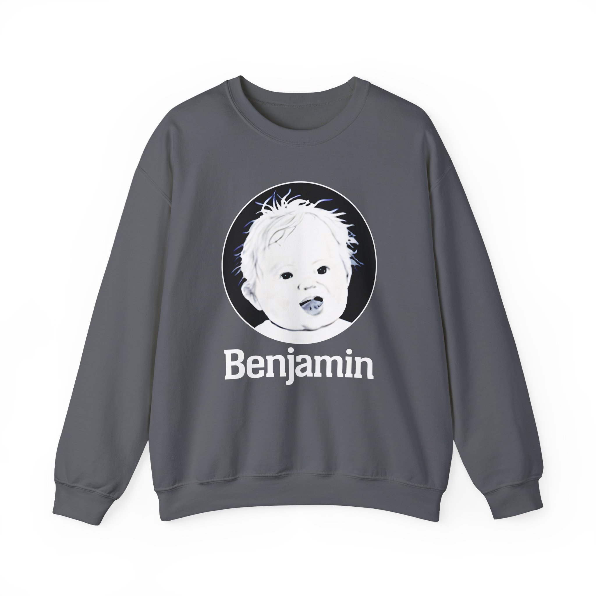 Garrett Watts Baby Benjamin Unisex Heavy Blendâ„¢ Crewneck Sweatshirt