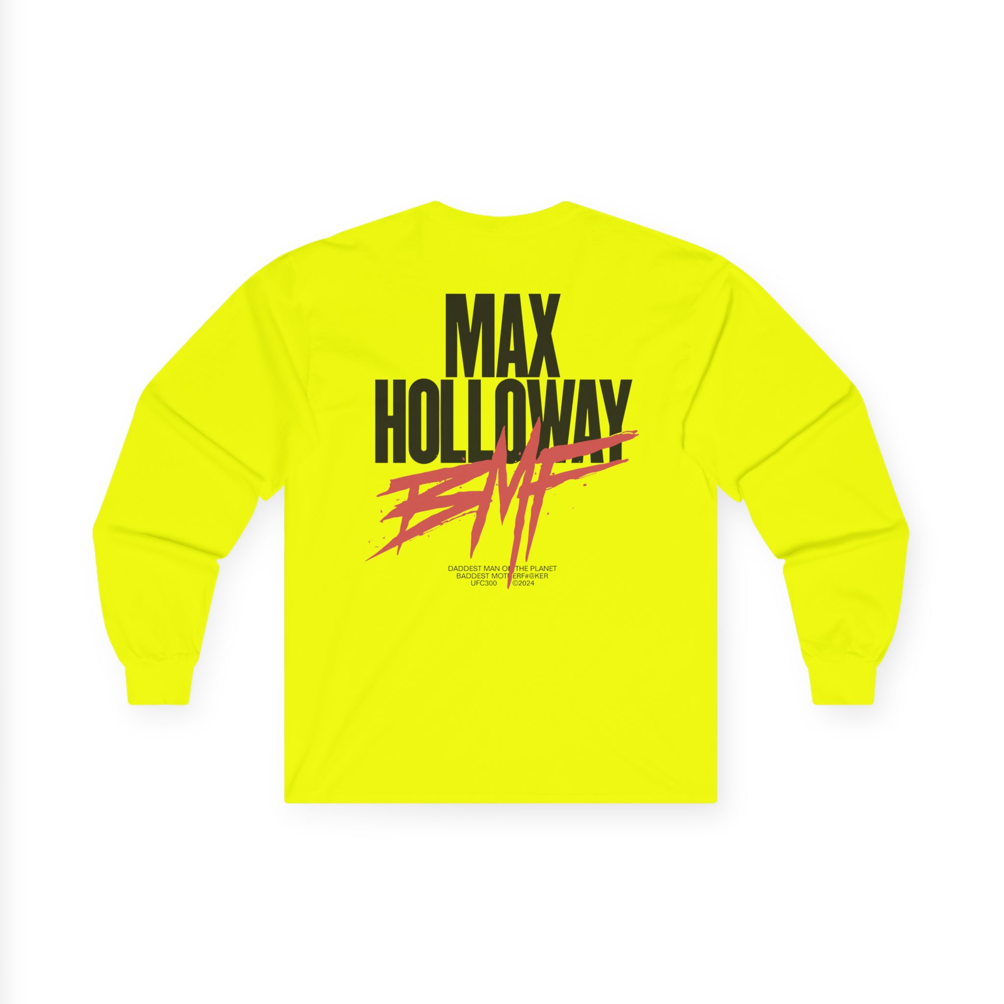 Max Holloway Dmp/bmf Unisex Ultra Cotton Long Sleeve Tee