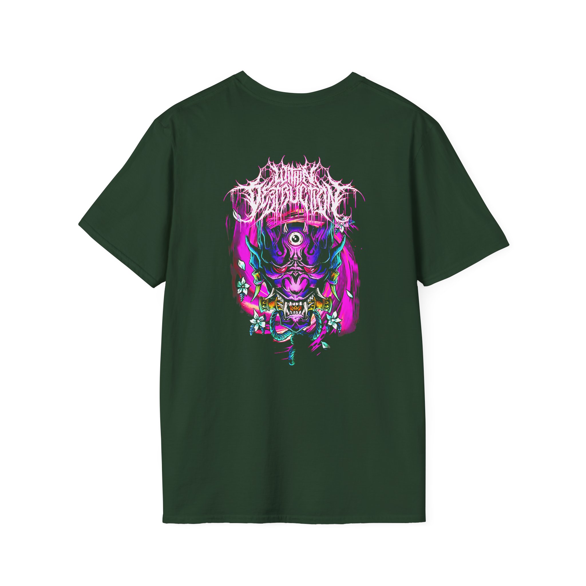 Within Destruction Demon Mask Unisex Softstyle T-Shirt