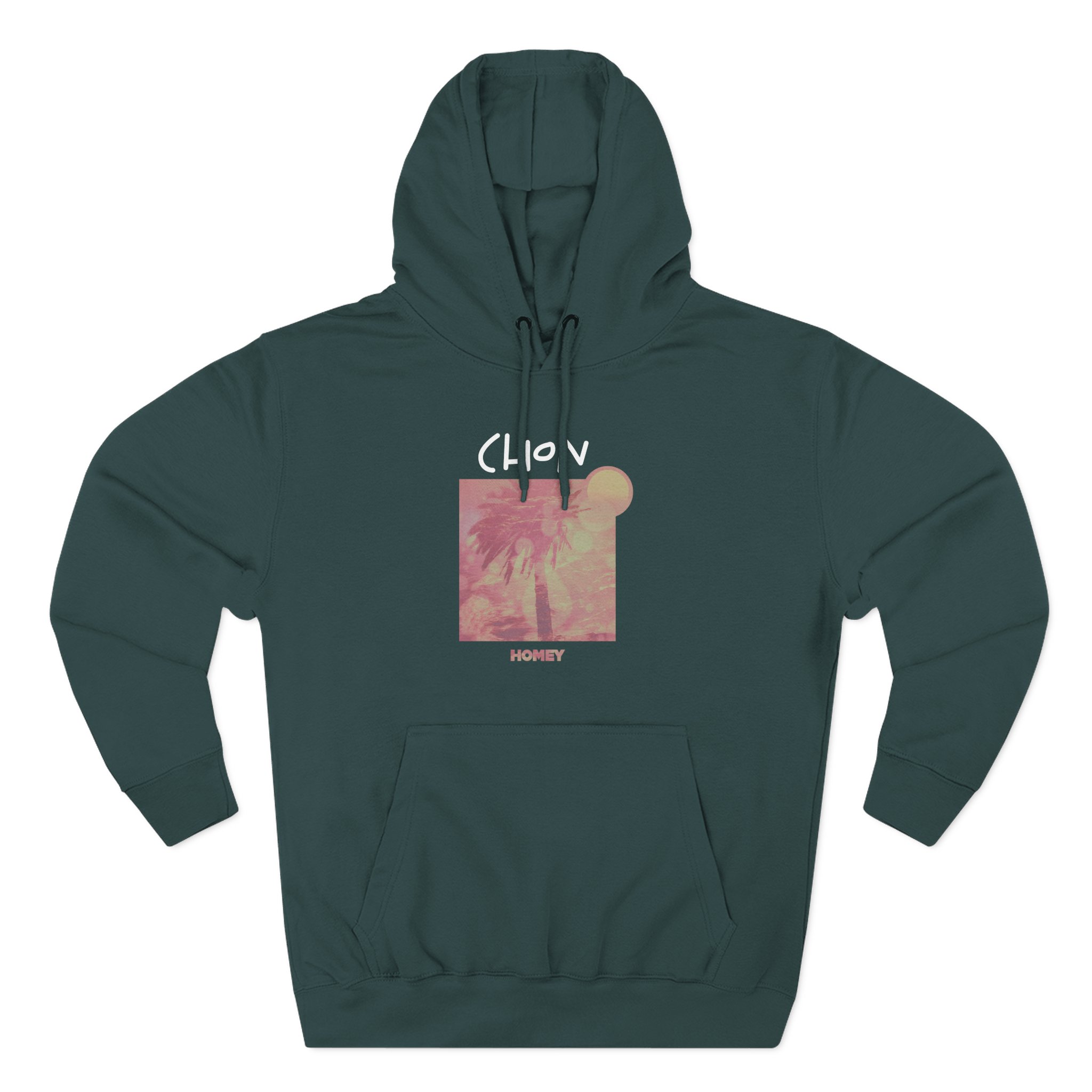 Chon homey Three-Panel Fleece Hoodie