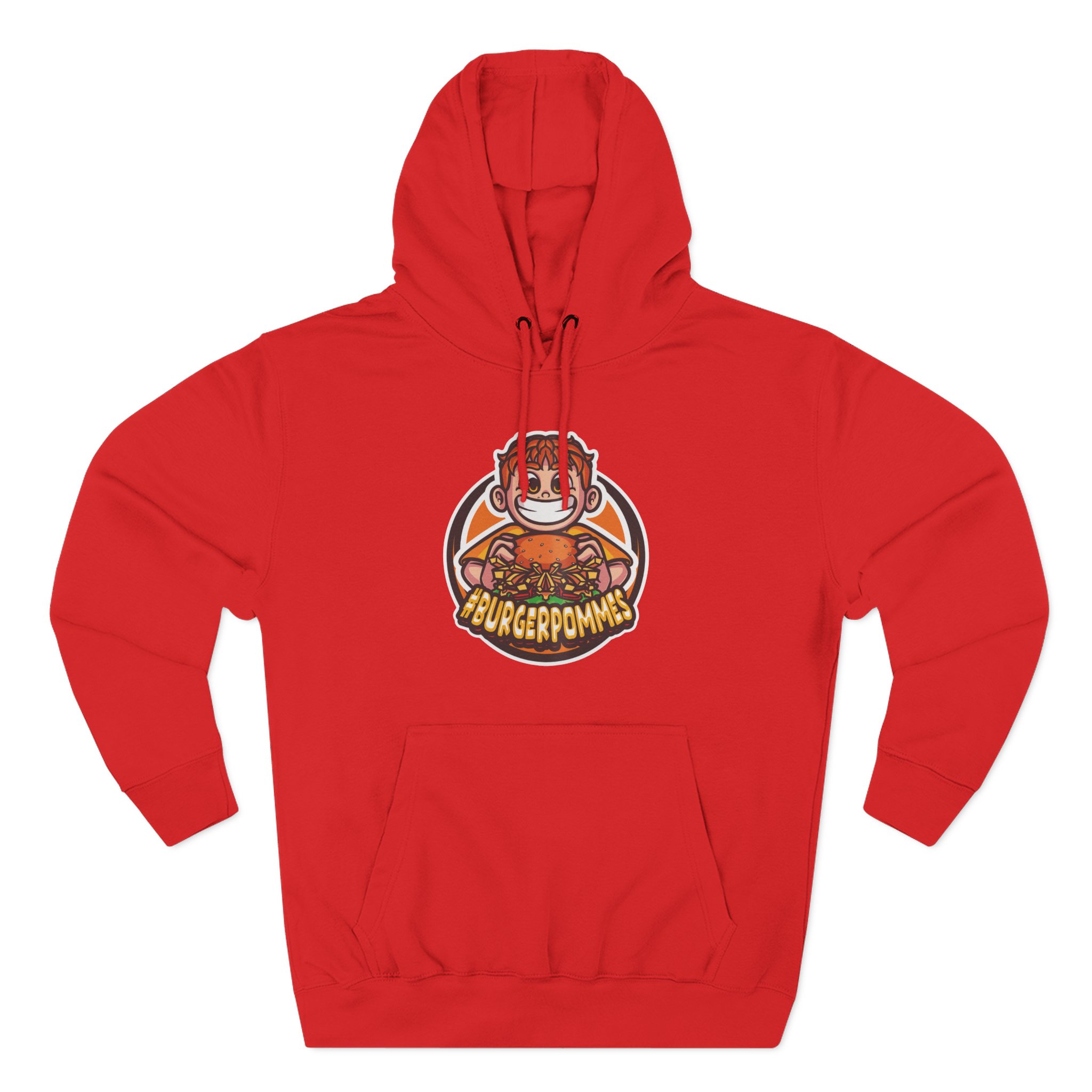 Burger Pommes Three-Panel Fleece Hoodie