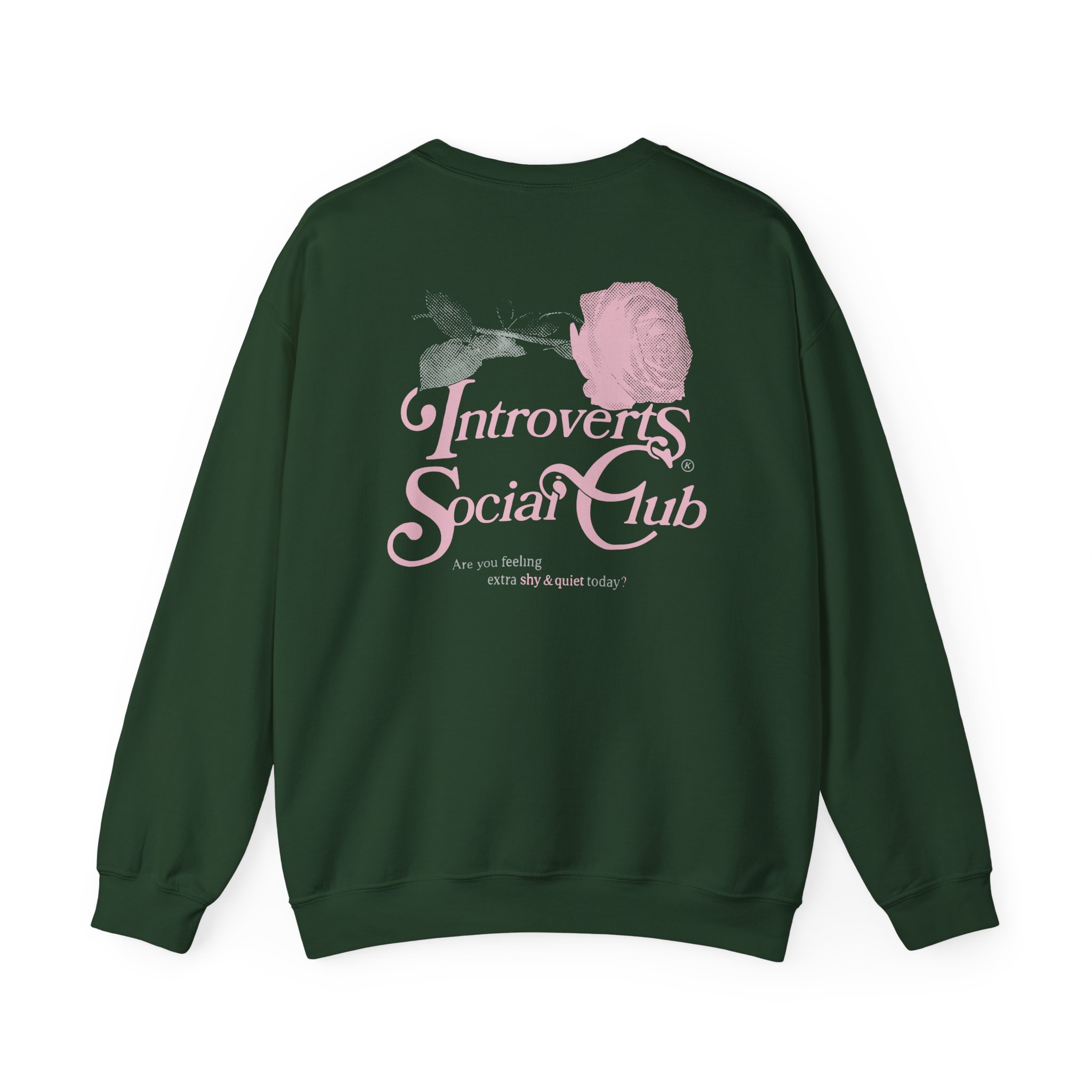 Kallmekris Introverts Social Club Unisex Heavy Blendâ„¢ Crewneck Sweatshirt