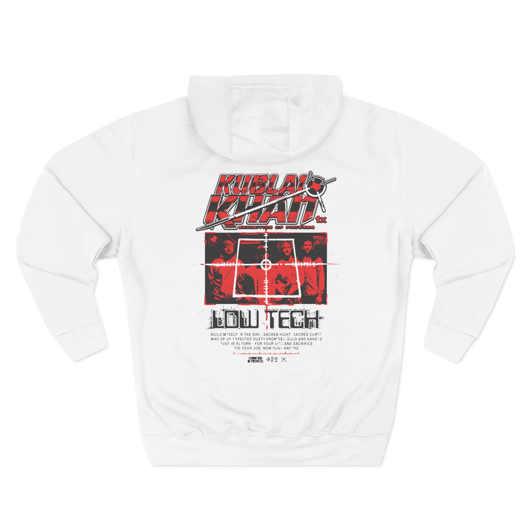 Kublai Khan Low Tech Three-Panel Fleece Hoodie