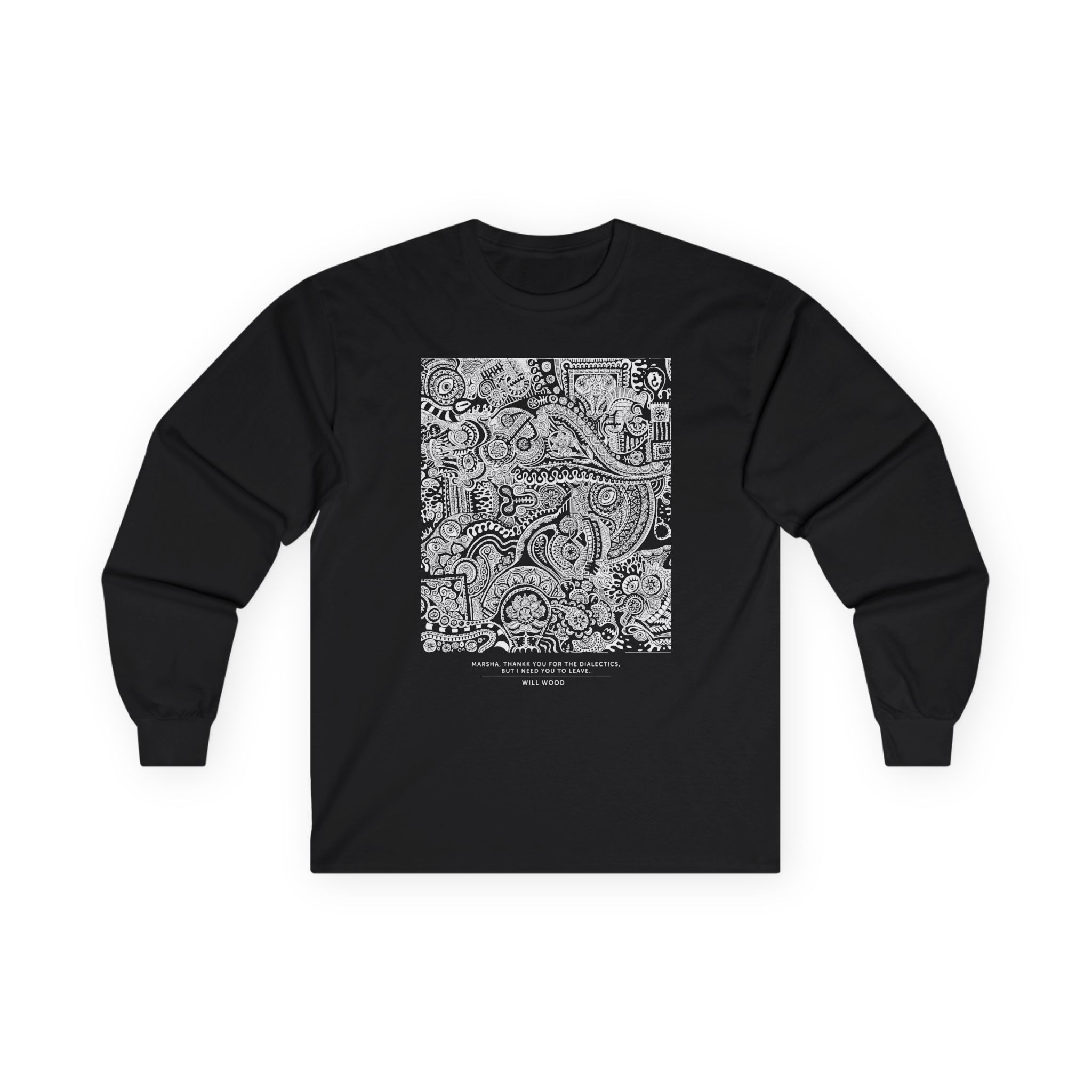 Will Wood Marsha, Thankk You... Unisex Ultra Cotton Long Sleeve Tee