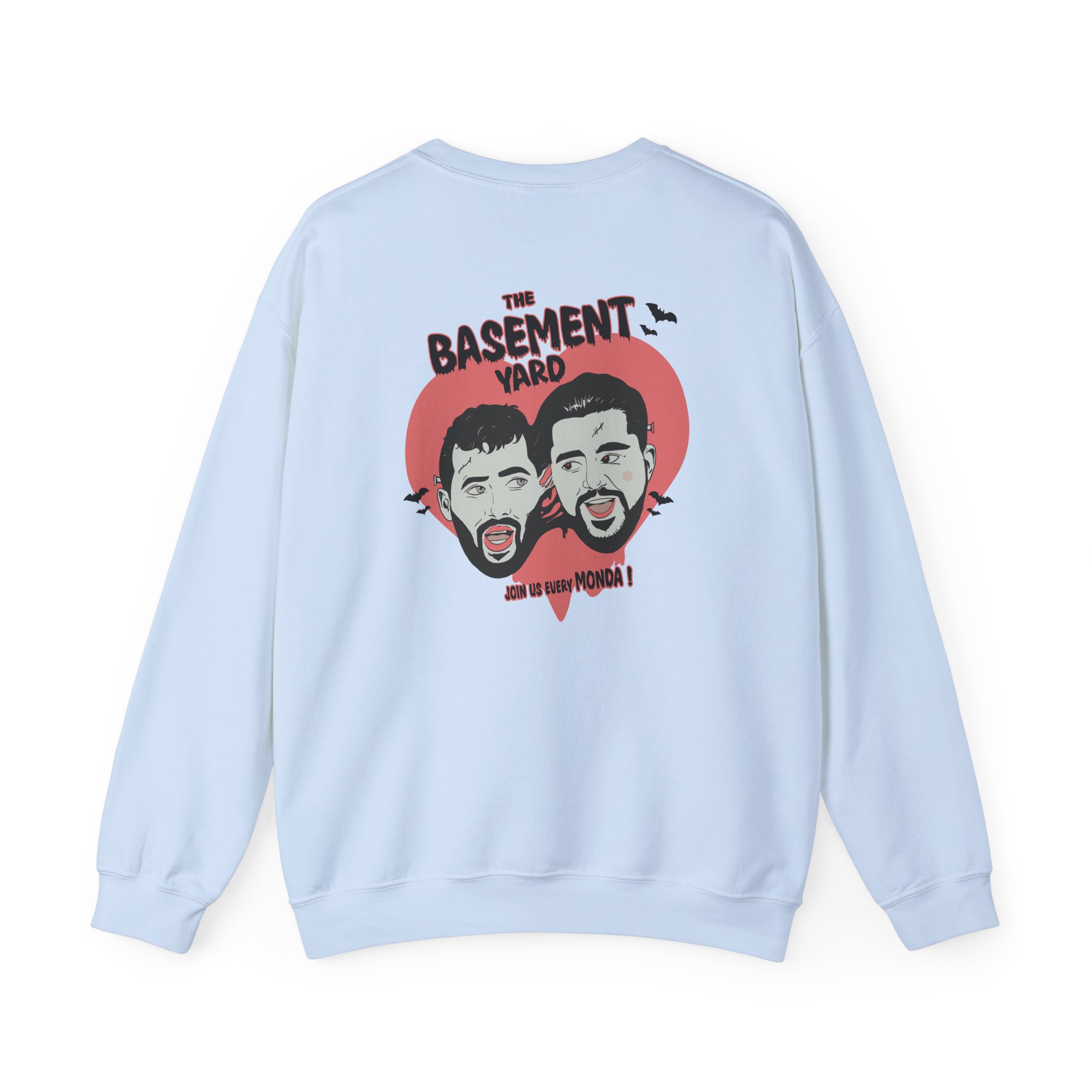 Spooky Season Basement Yard Unisex Heavy Blendâ„¢ Crewneck Sweatshirt