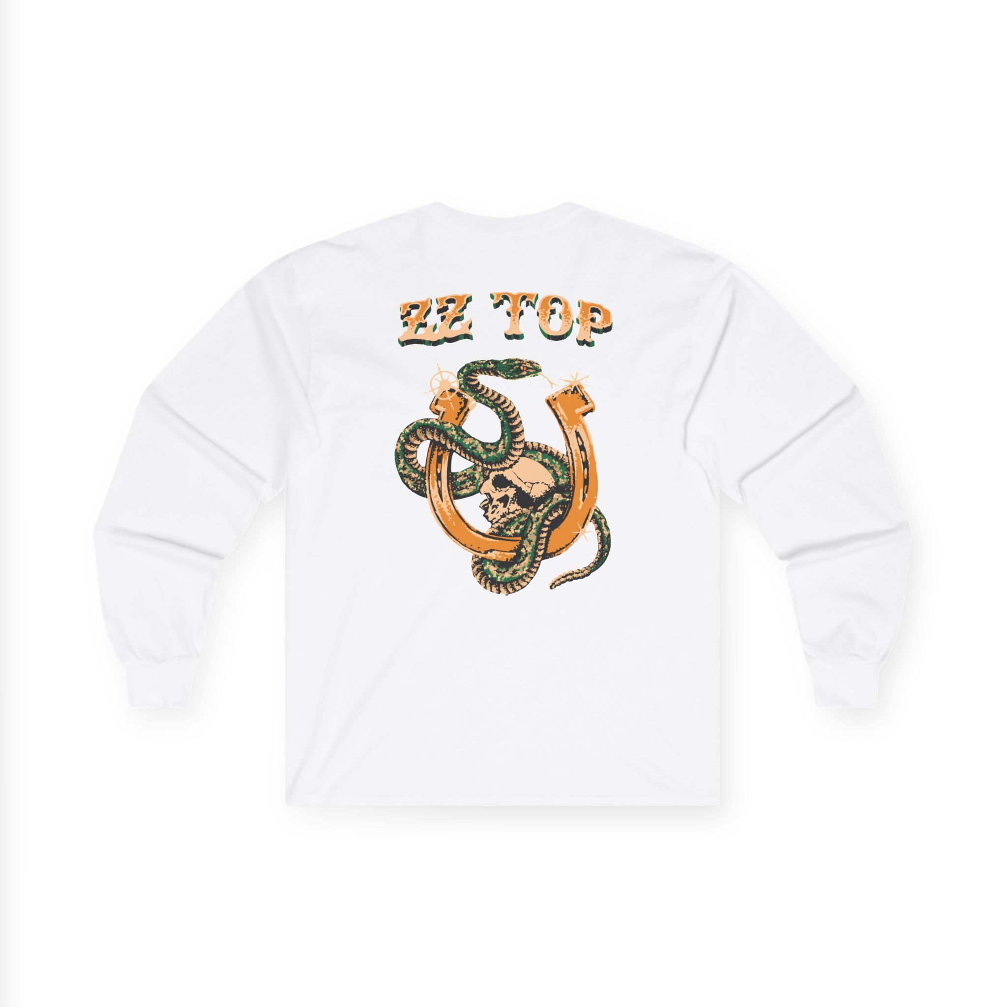 ZZ Top Snake Skull Unisex Ultra Cotton Long Sleeve Tee