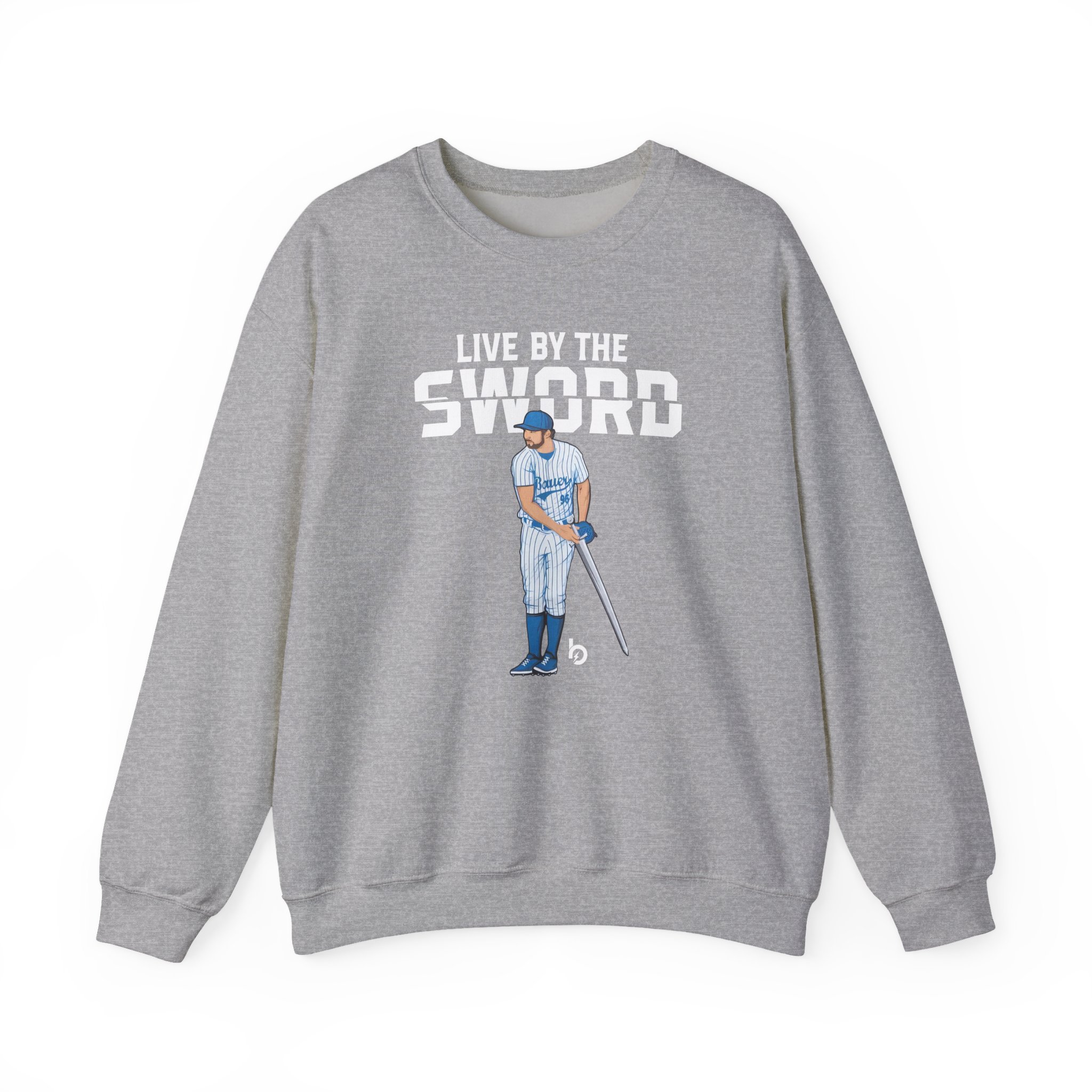Trevor Bauer Live By The Sword Unisex Heavy Blendâ„¢ Crewneck Sweatshirt