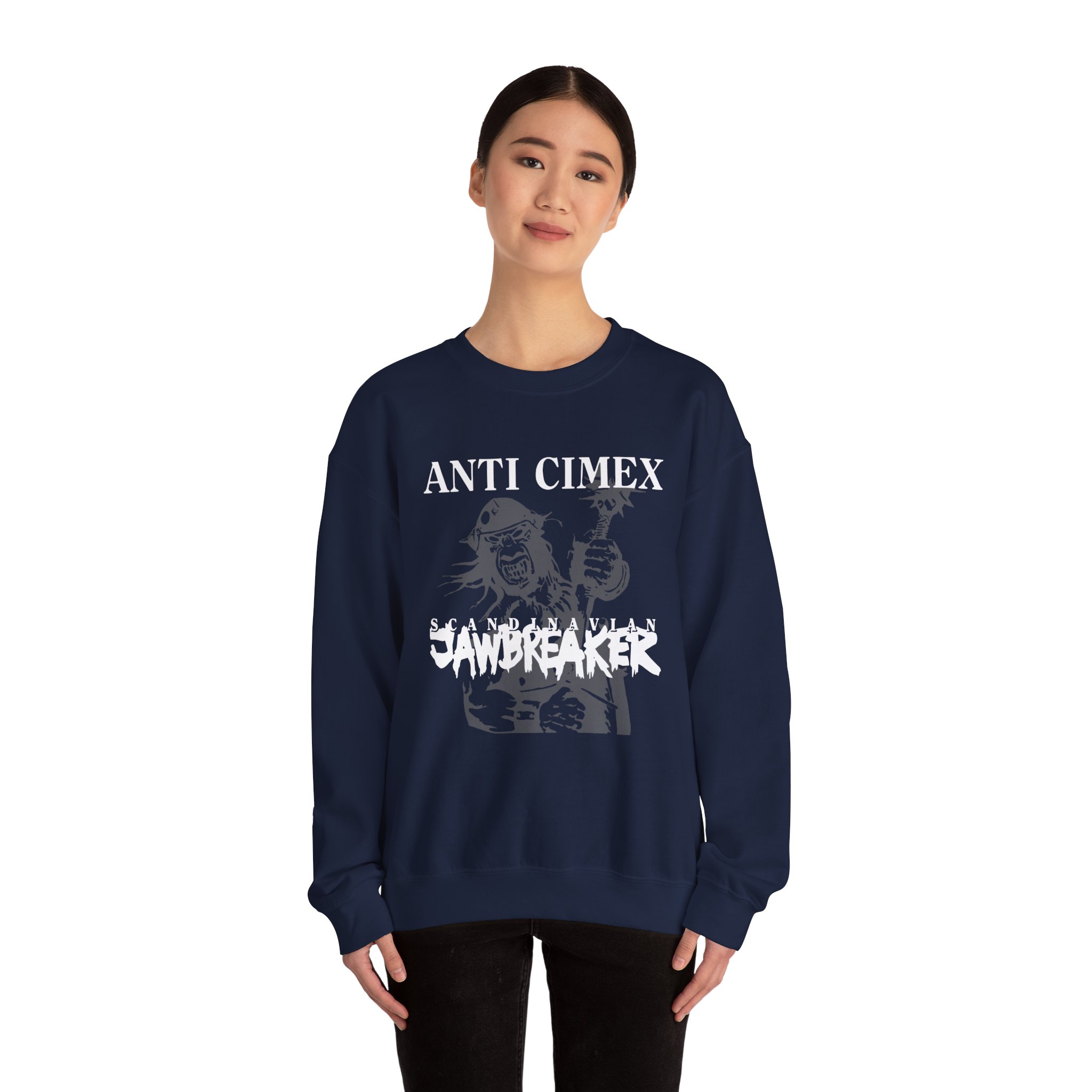 Anti Cimex Scandinavian Jawbreaker Unisex Heavy Blend Crewneck Sweatshirt
