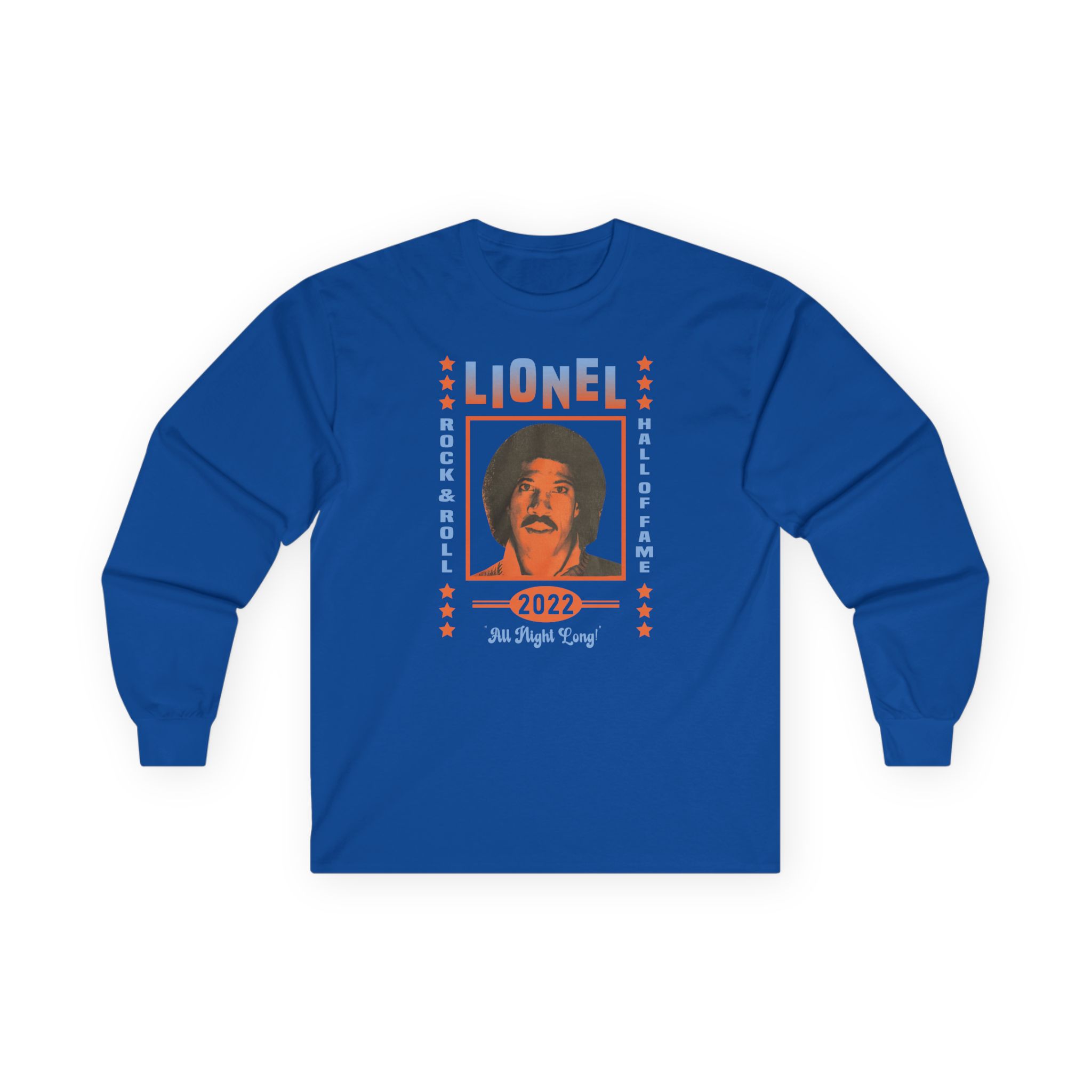 Lionel Richie Rock and Roll Hall of Fame All Night Unisex Ultra Cotton Long Sleeve Tee