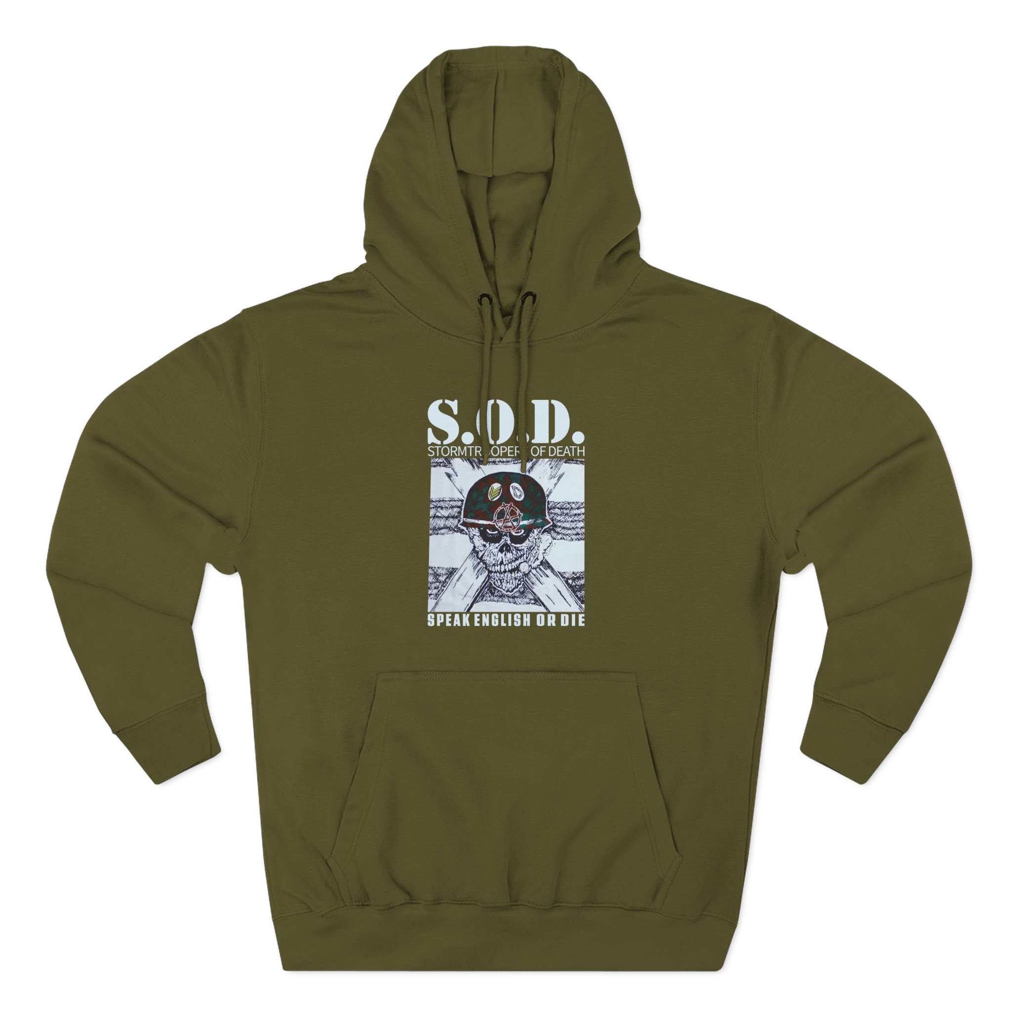 S.o.d. Stormtroopers of Death Band Three-Panel Fleece Hoodie