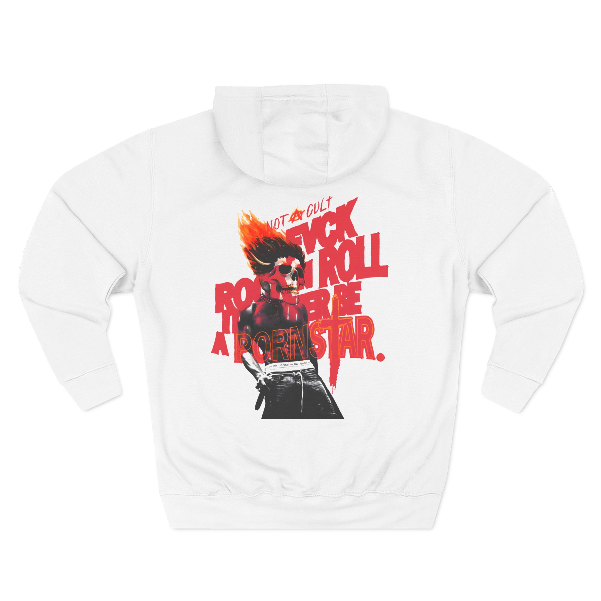 Saint Jhn Fvck Rock and Roll Three-Panel Fleece Hoodie