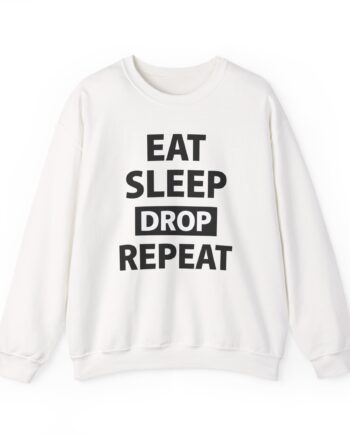 Morgz Eat Sleep Drop Repeat Unisex Heavy Blend™ Crewneck Sweatshirt