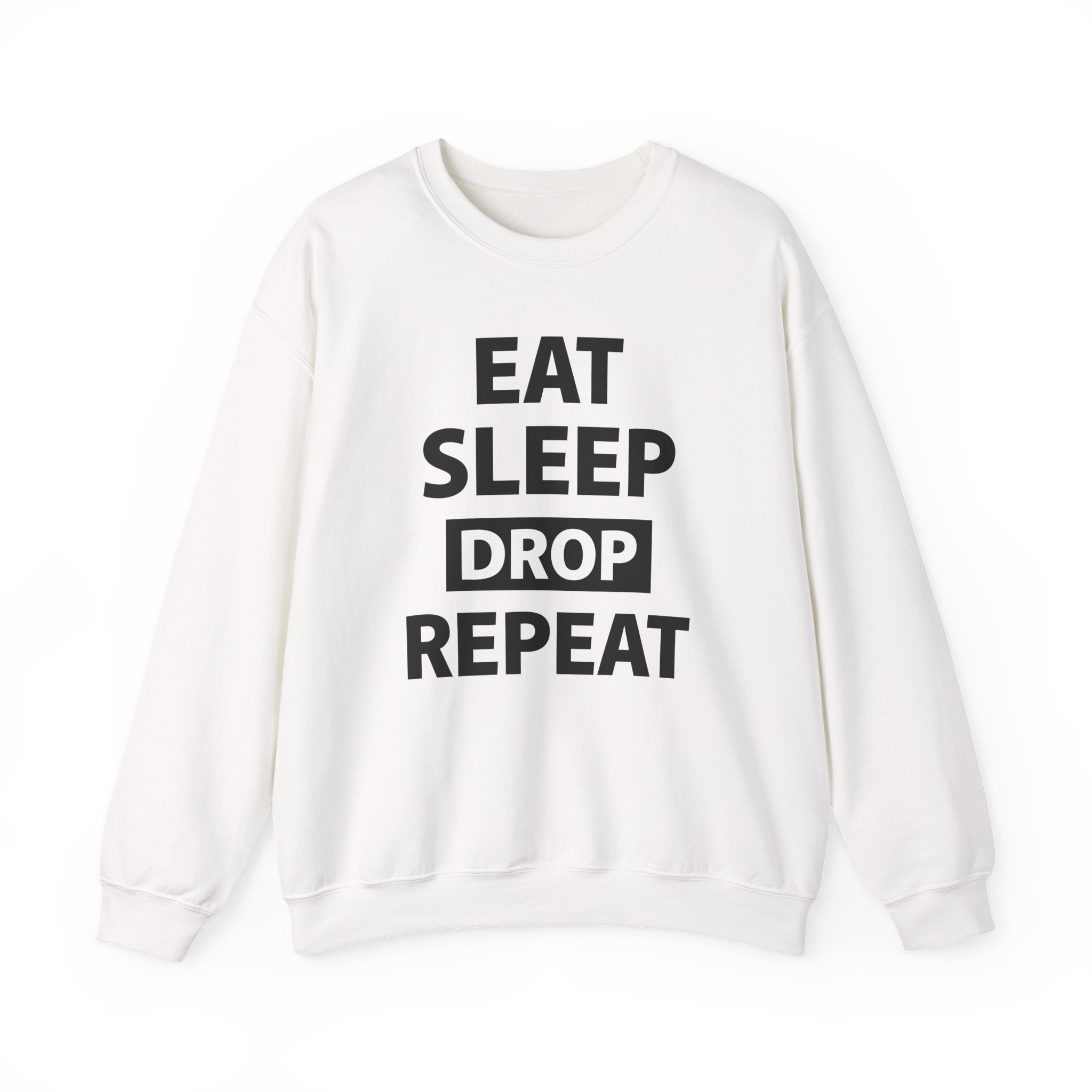 Morgz Eat Sleep Drop Repeat Unisex Heavy Blendâ„¢ Crewneck Sweatshirt