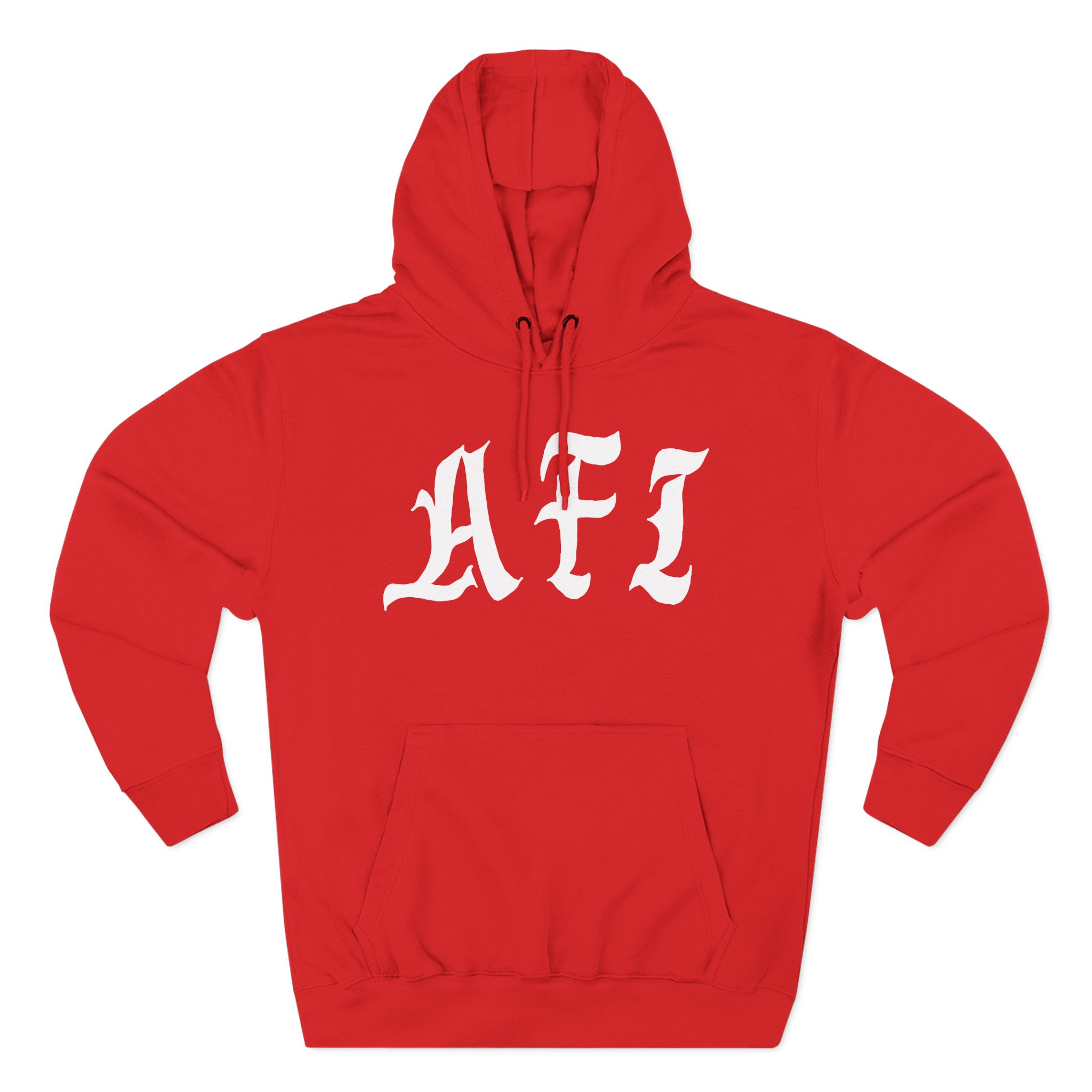 Afi Logo Three-Panel Fleece Hoodie
