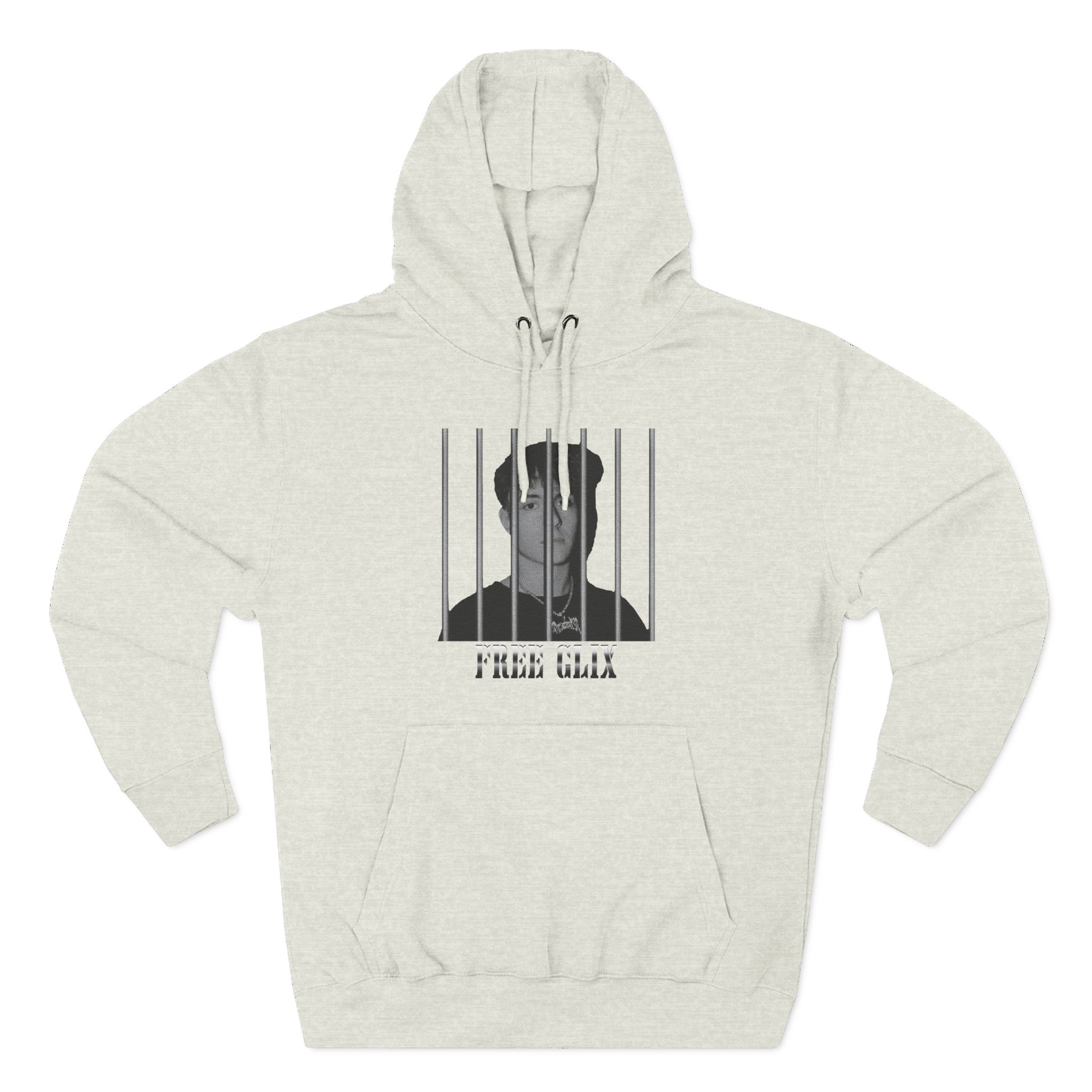 Free Clix Three-Panel Fleece Hoodie