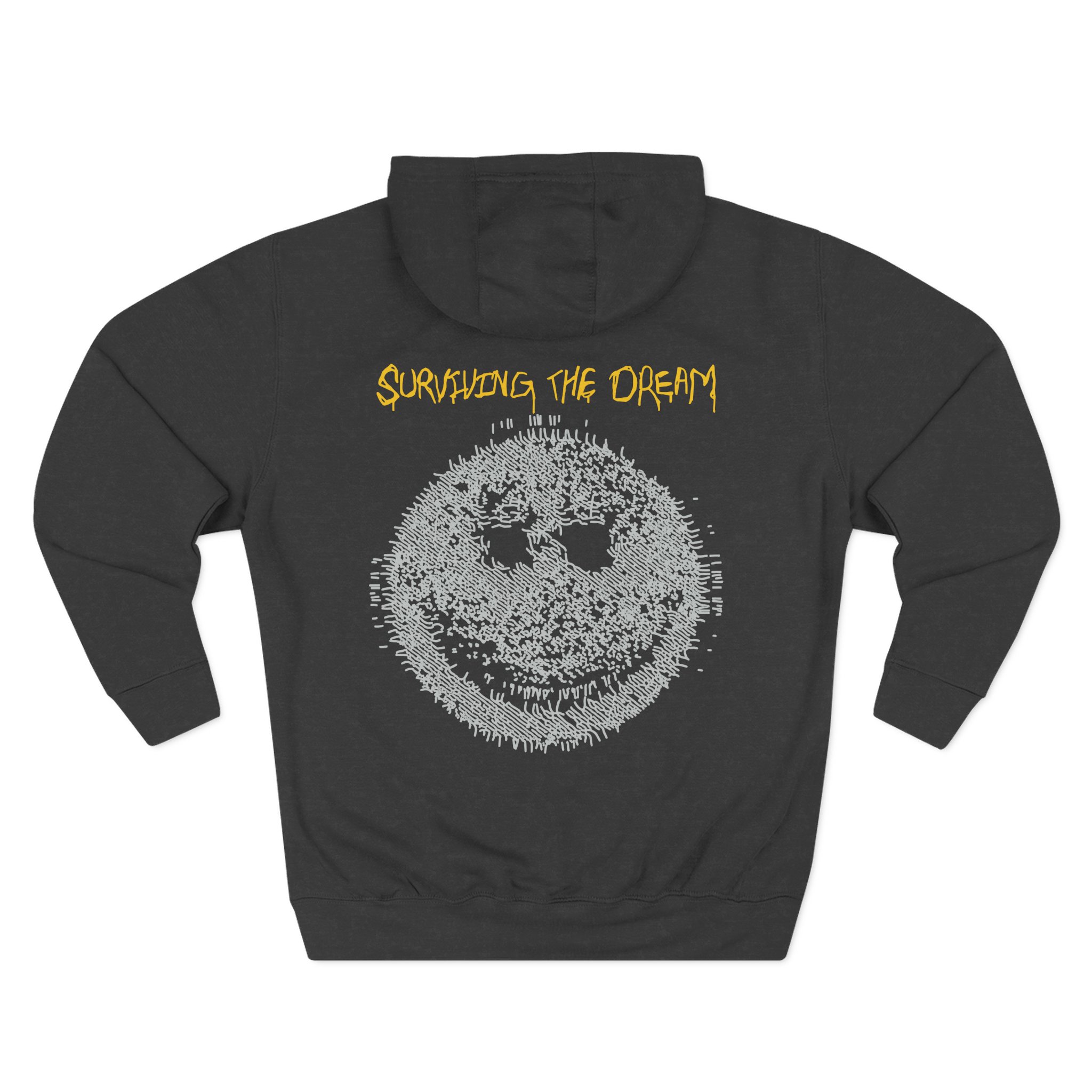 Fidlar Smiley Three-Panel Fleece Hoodie