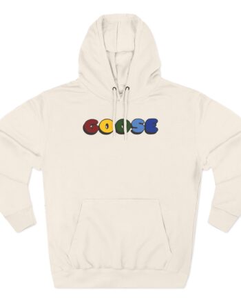 Goose Three-Panel Fleece Hoodie
