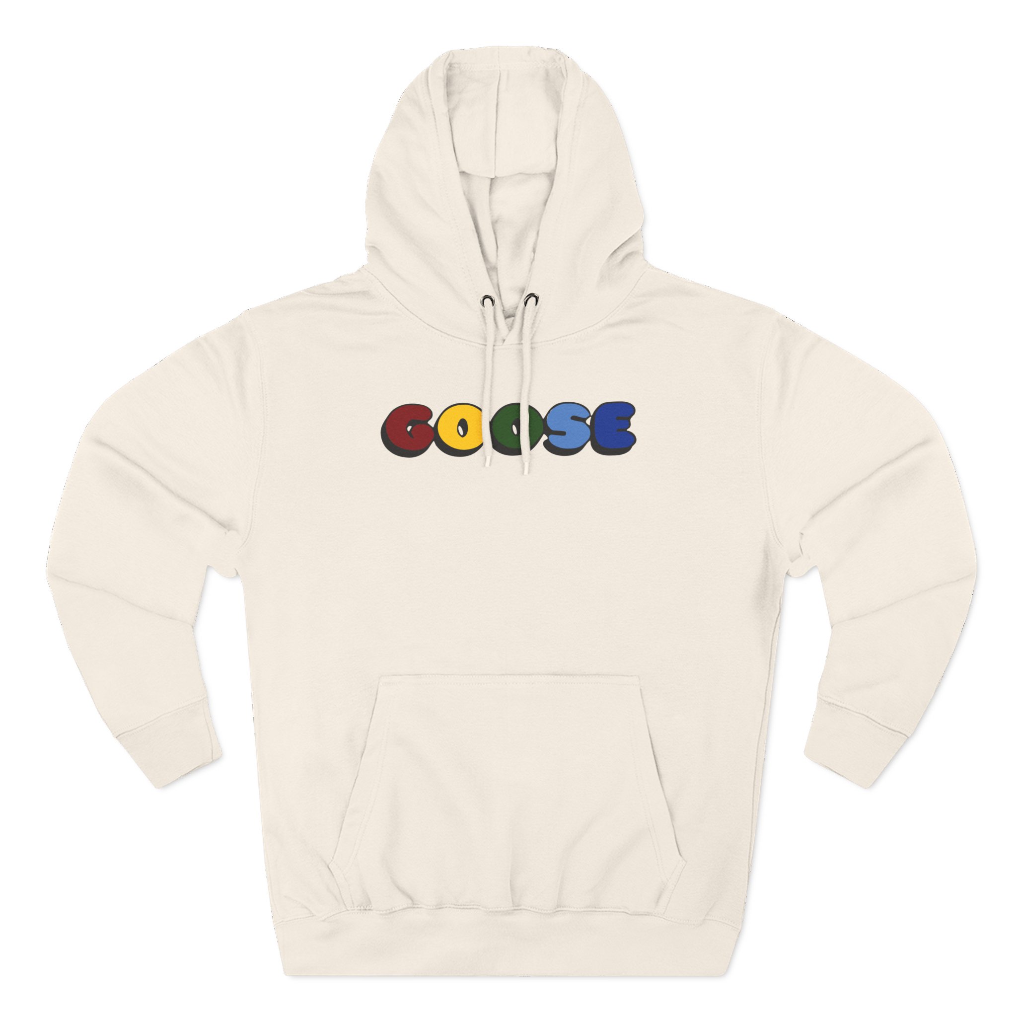 Goose Three-Panel Fleece Hoodie