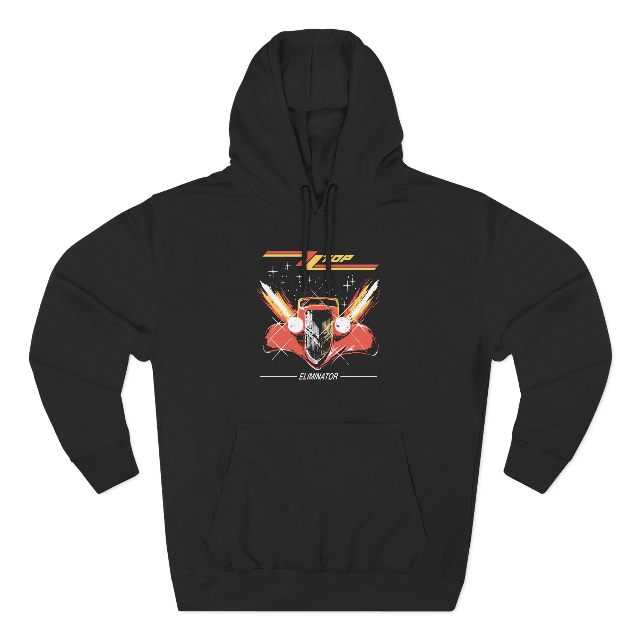 ZZ Top Eliminator Illustrated Three-Panel Fleece Hoodie