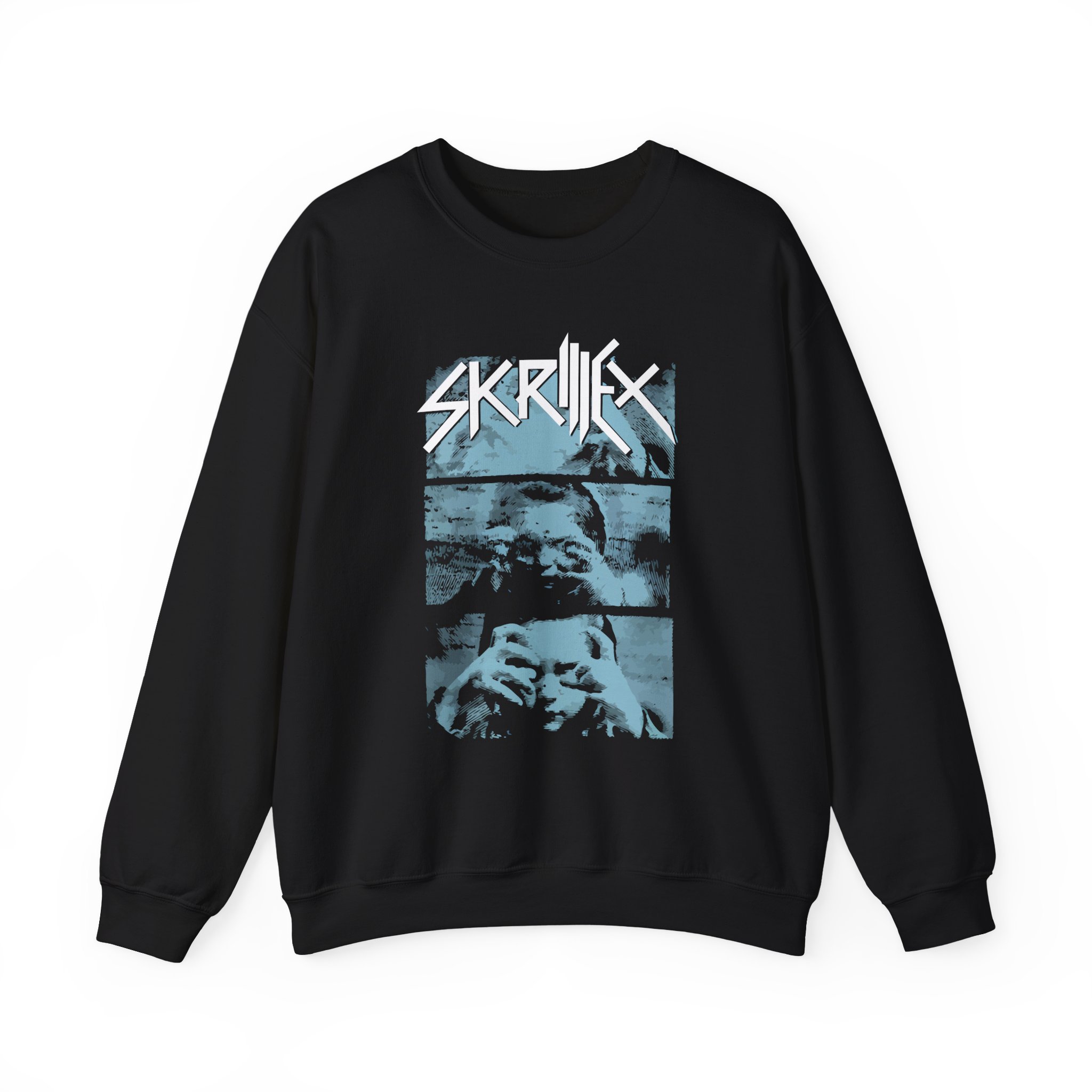 Skrillex Graphic Unisex Heavy Blendâ„¢ Crewneck Sweatshirt