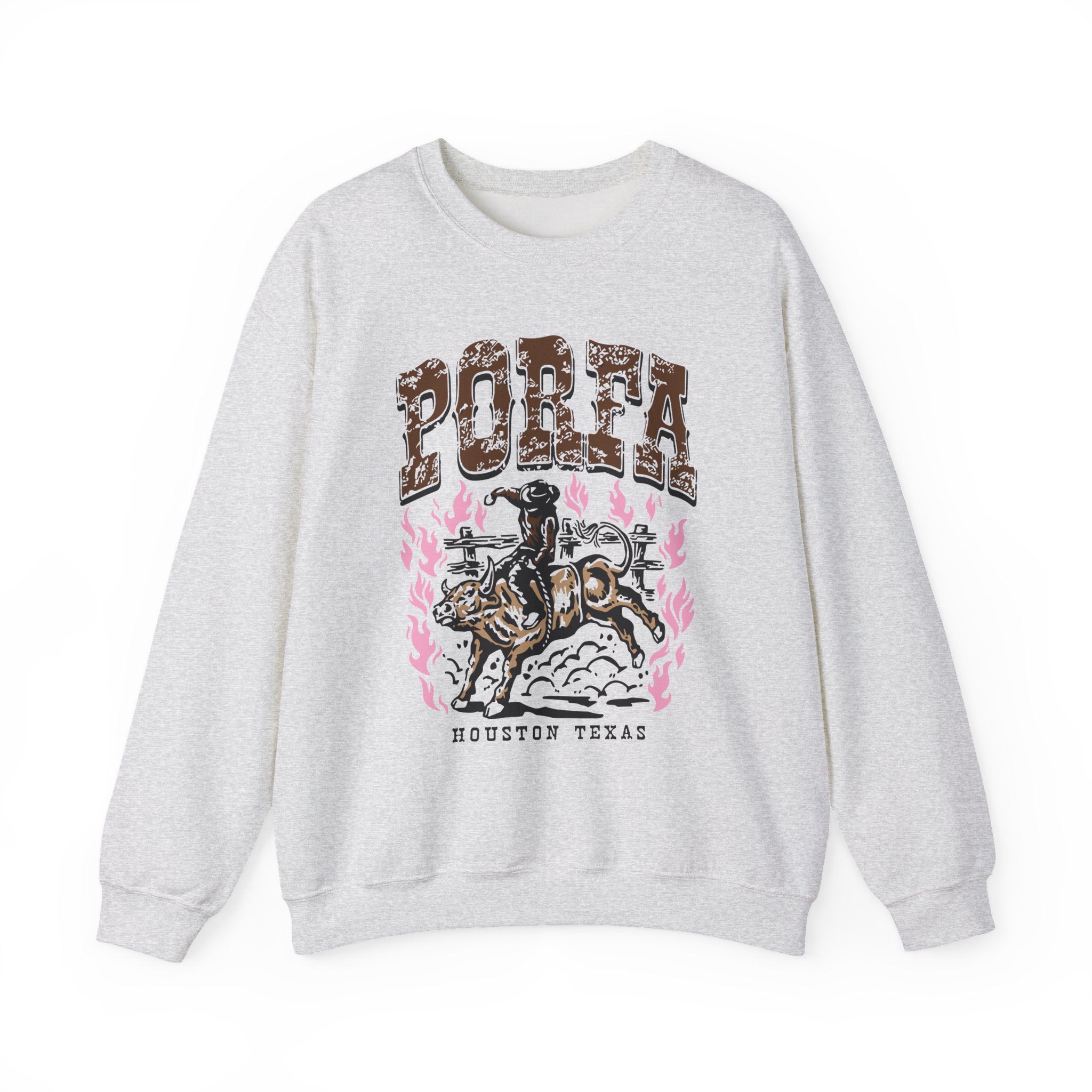 Porfa Houston Texas Unisex Heavy Blendâ„¢ Crewneck Sweatshirt