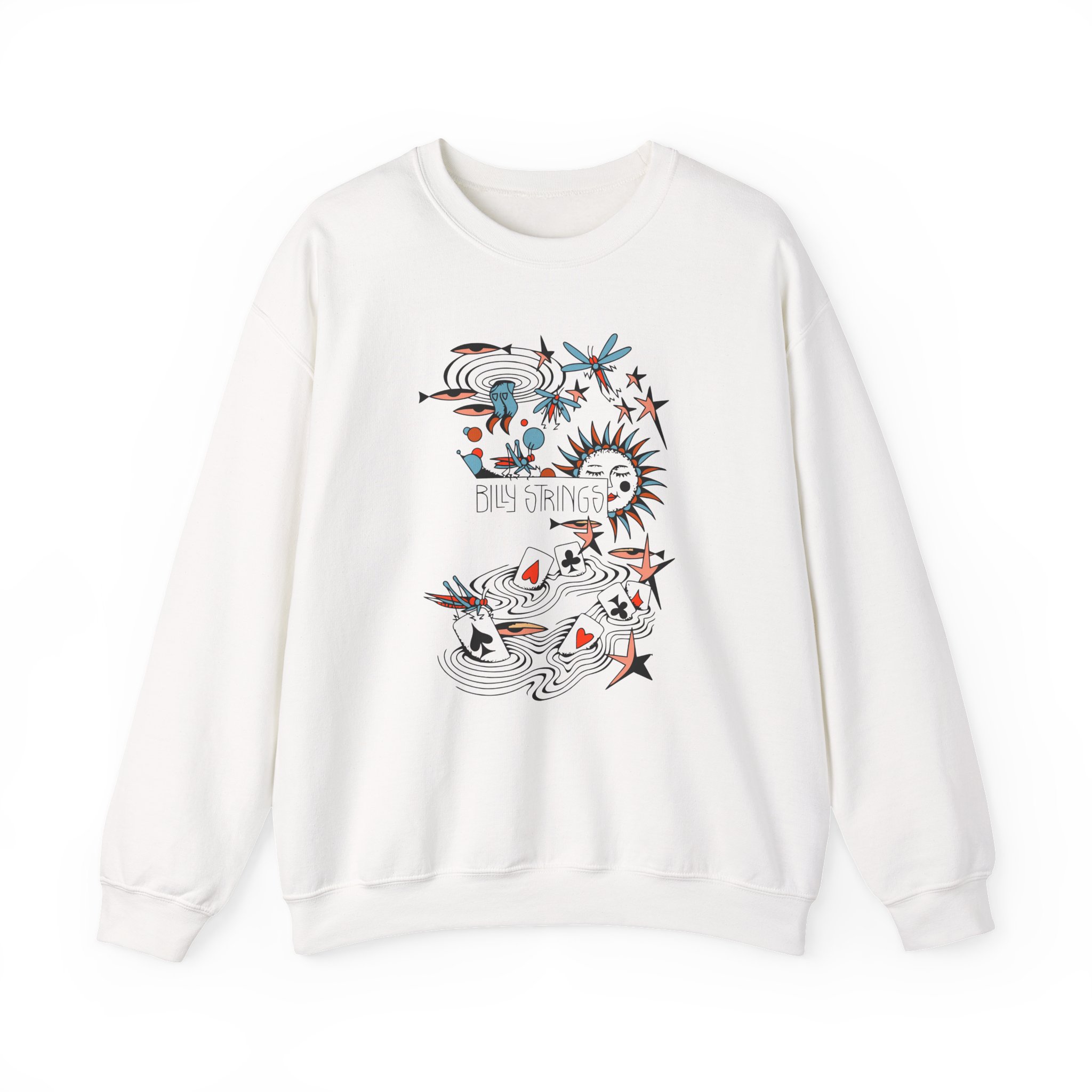 Billy Strings River of Cards Unisex Heavy Blendâ„¢ Crewneck Sweatshirt