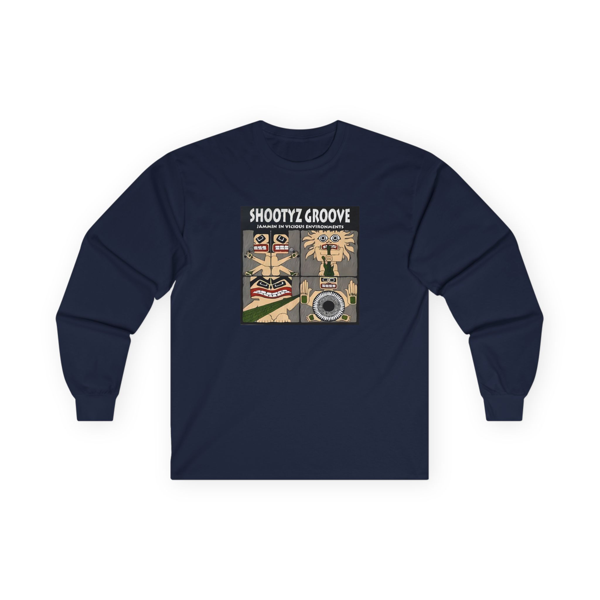 Shootyz Groove Jammin in Vicious Environments Album Cover Unisex Ultra Cotton Long Sleeve Tee