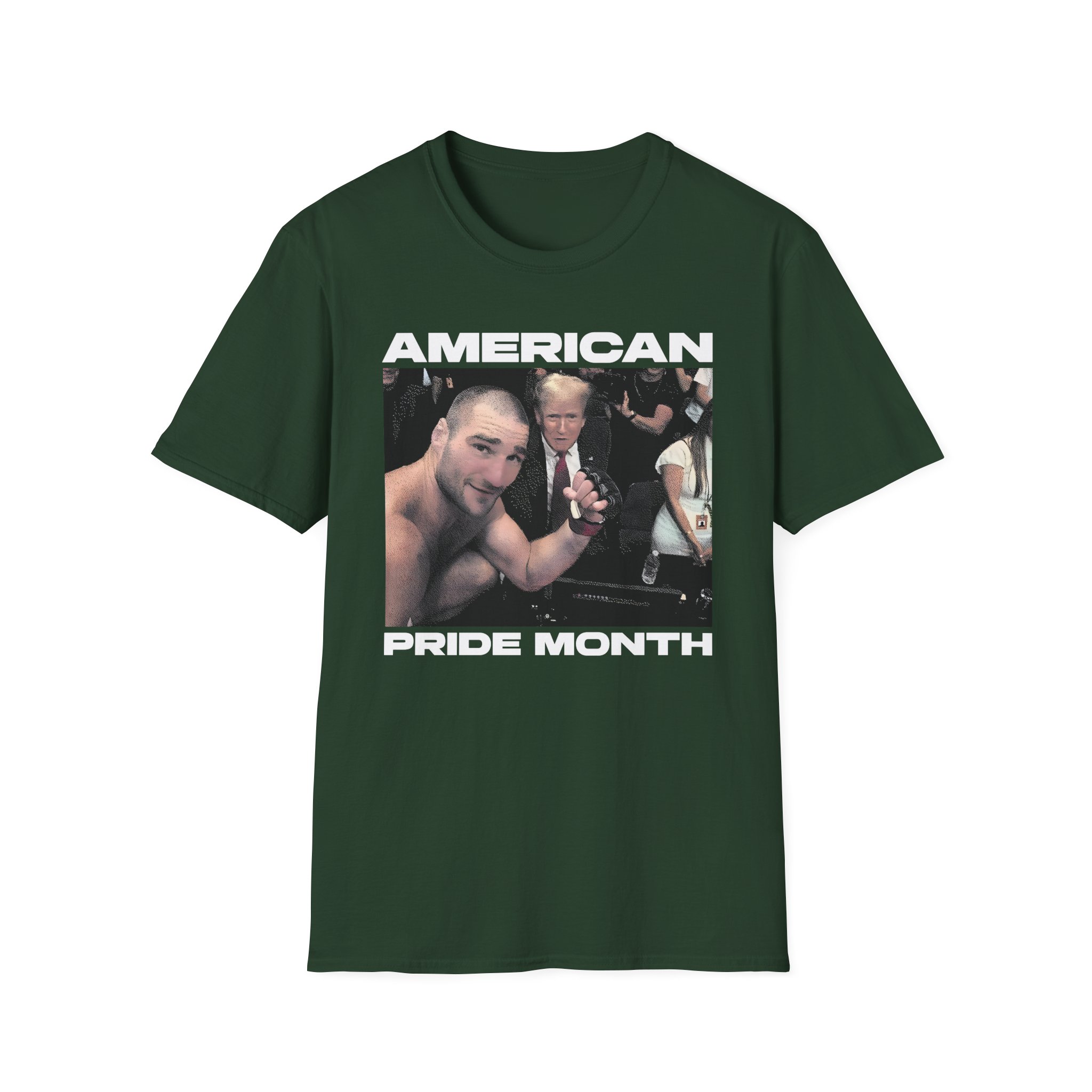 Sean Strickland American Pride Month Unisex Softstyle T-Shirt