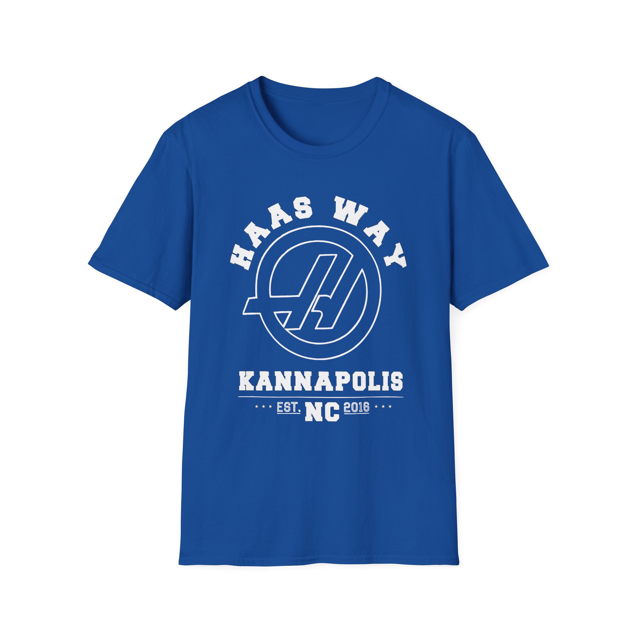 Haas F1 Haas Way Kannapolis Unisex Softstyle T-Shirt