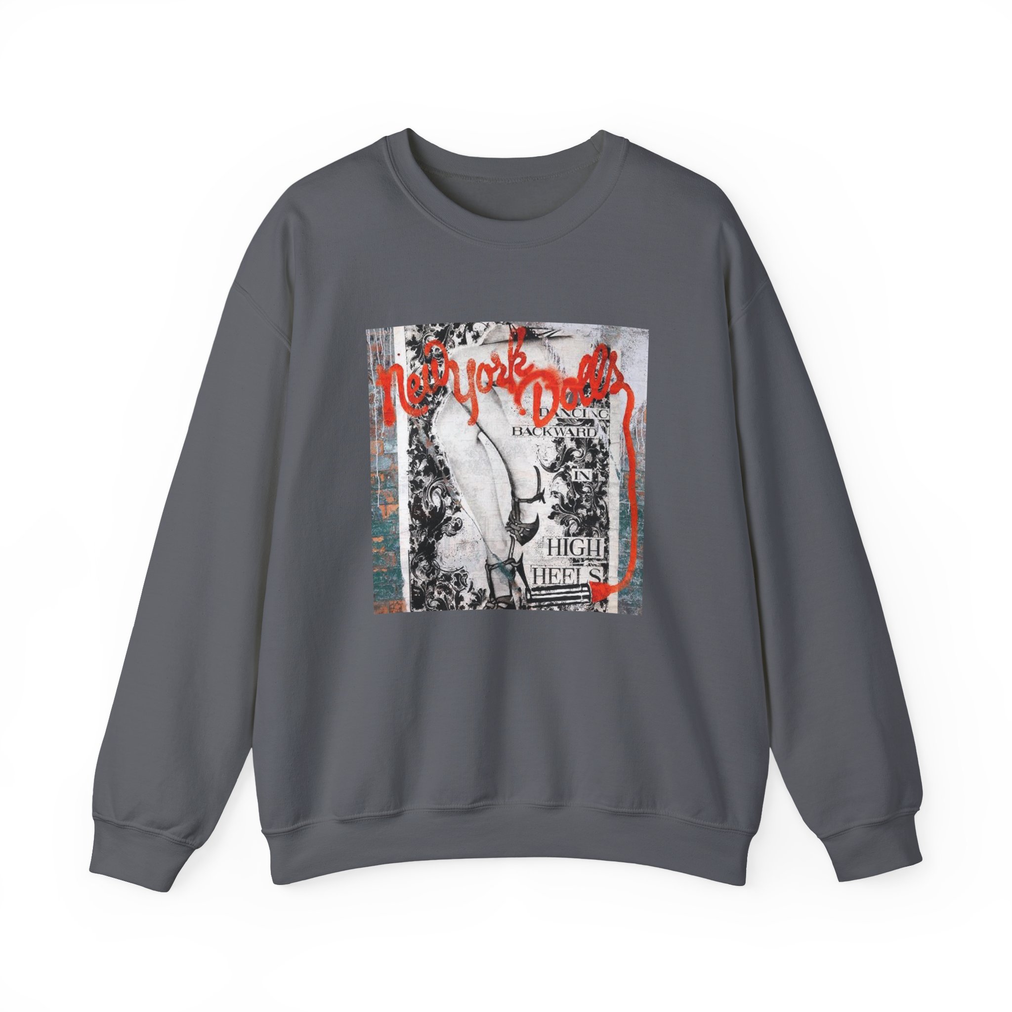 New York Dolls Dancing Backward Album Unisex Heavy Blendâ„¢ Crewneck Sweatshirt