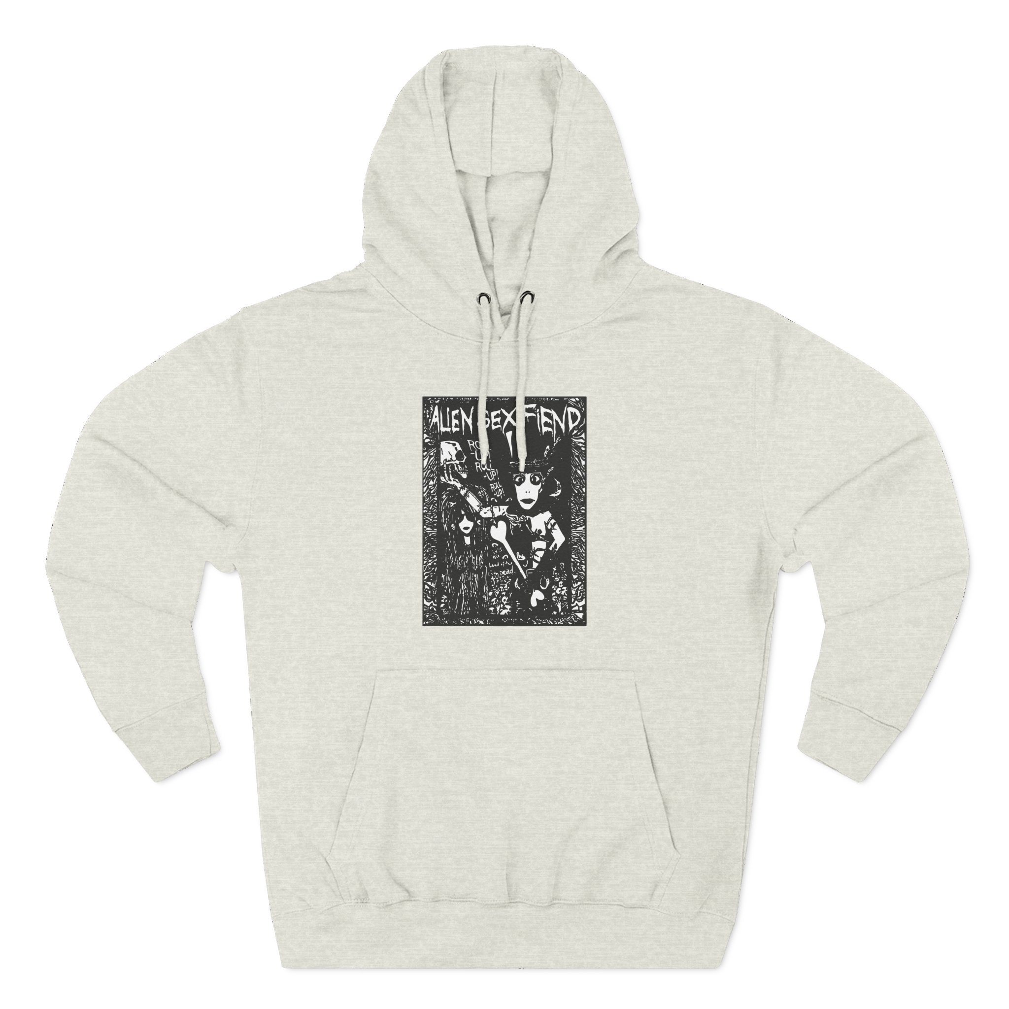 Alien Sex Fiend Land of the Living Dead Three-Panel Fleece Hoodie