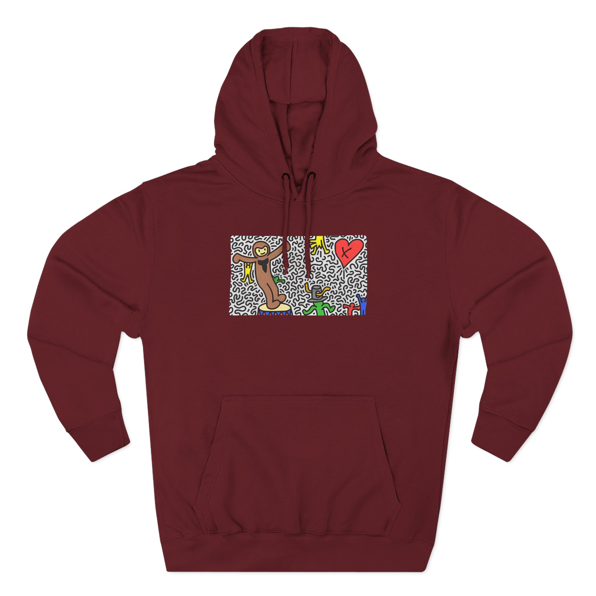 Spoonkid Monke Three-Panel Fleece Hoodie