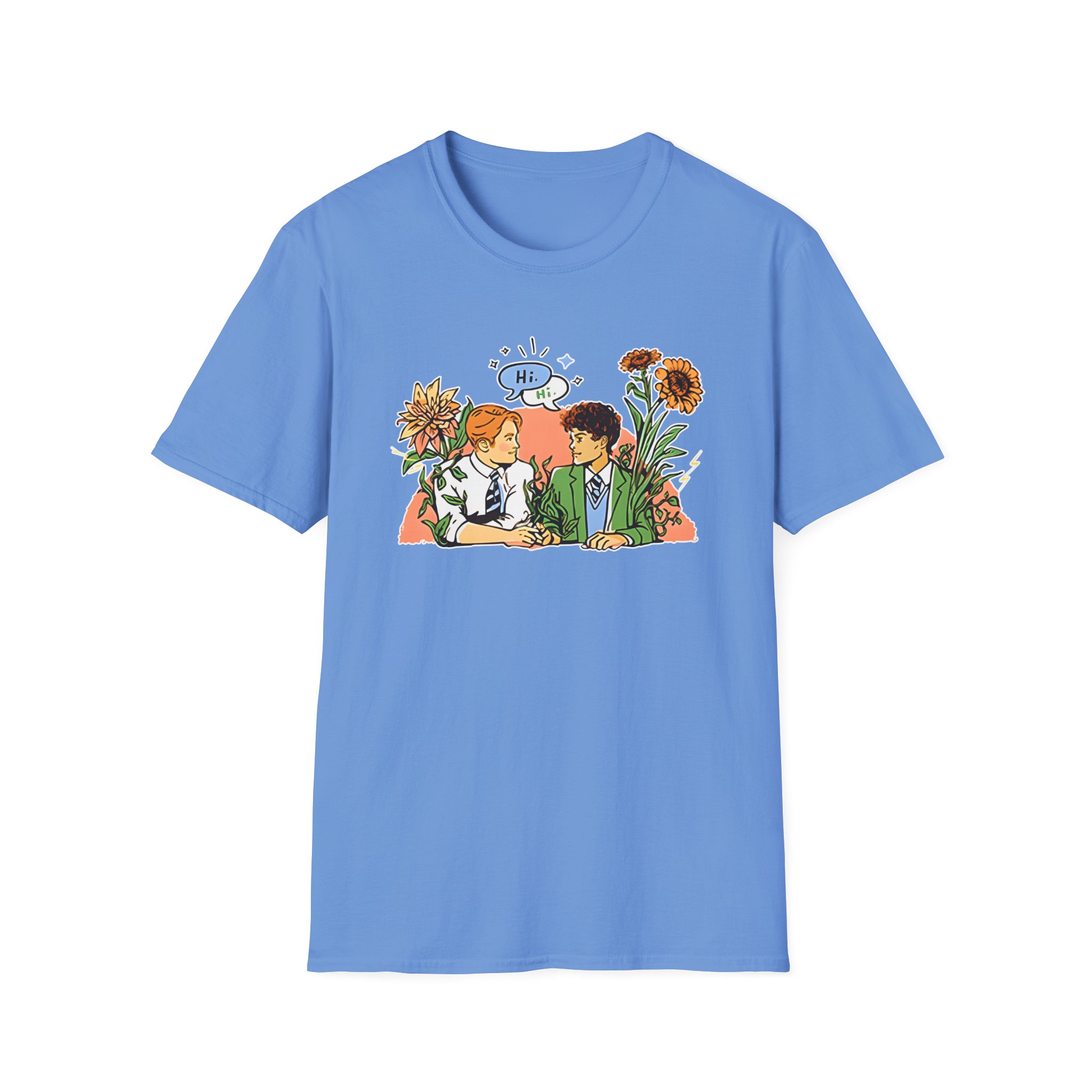 Heartstopper Nick & Charlie Unisex Softstyle T-Shirt
