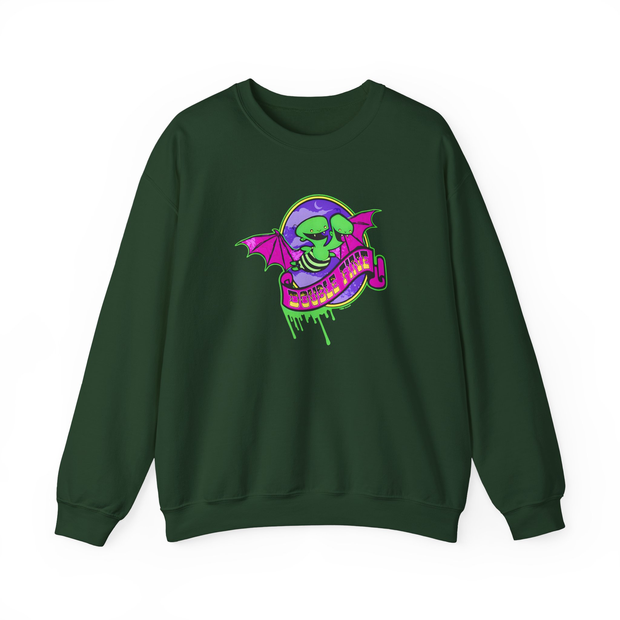 Double Fine Halloween Unisex Heavy Blendâ„¢ Crewneck Sweatshirt