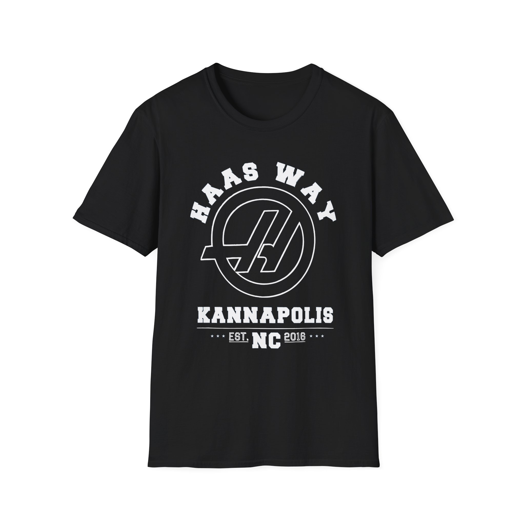 Haas F1 Haas Way Kannapolis Unisex Softstyle T-Shirt