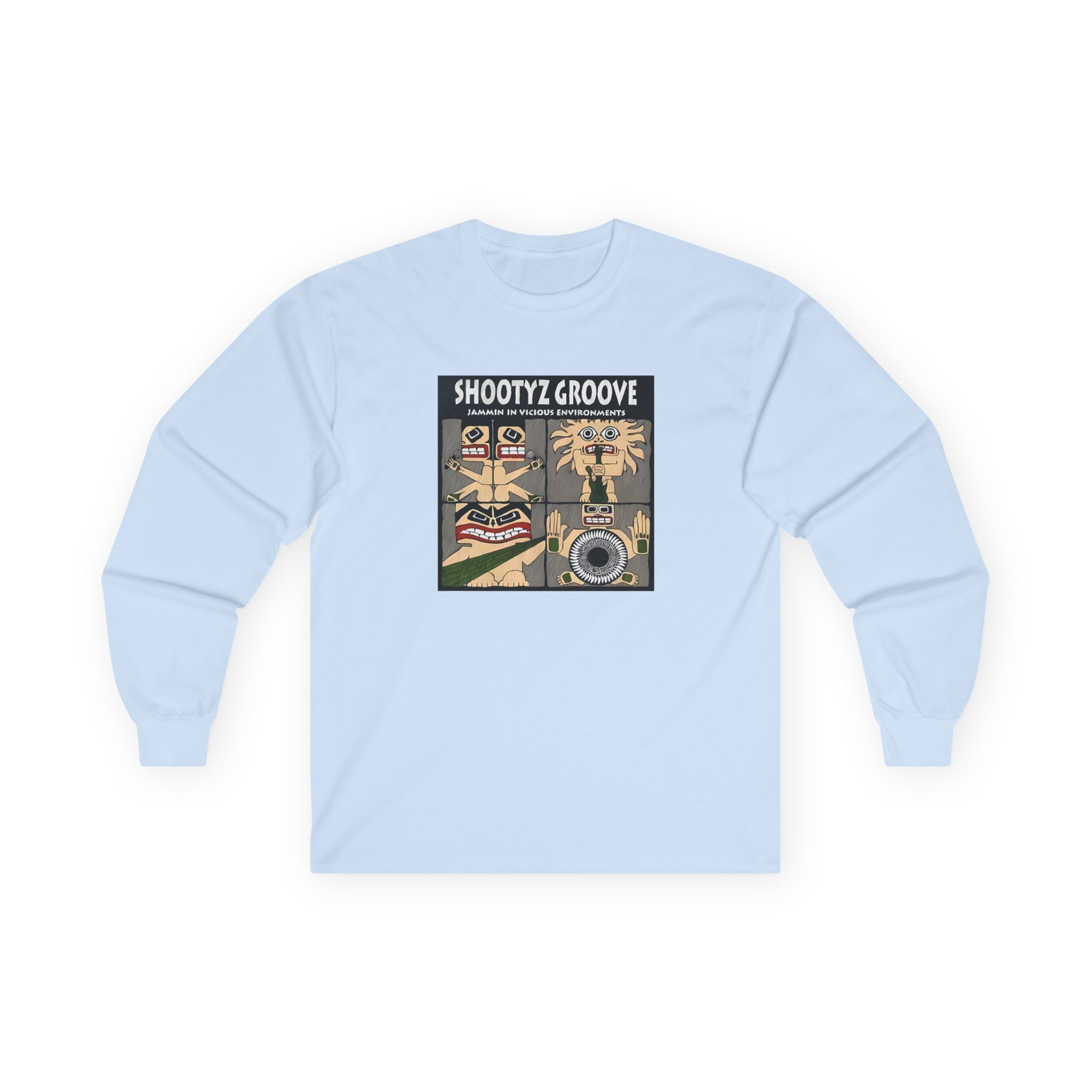 Shootyz Groove Jammin in Vicious Environments Album Cover Unisex Ultra Cotton Long Sleeve Tee