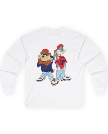 Vintage 90s Looney Tunes Bugs Taz Kris’s Kross Unisex Ultra Cotton Long Sleeve Tee