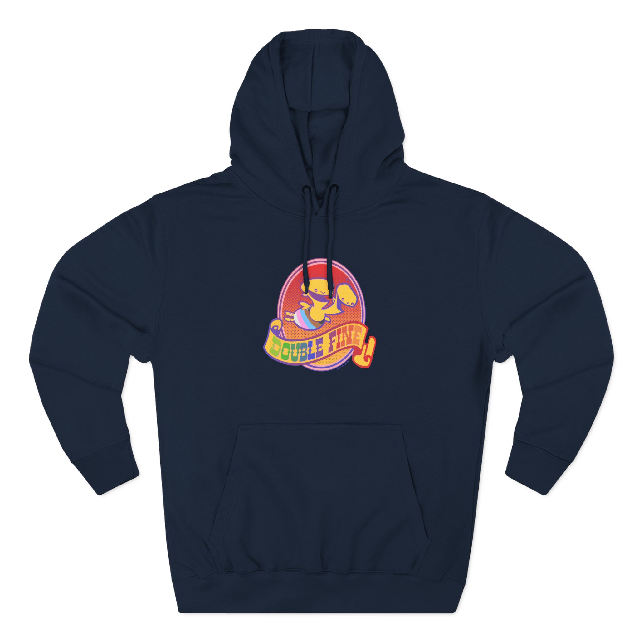 Double Fine Pride Three-Panel Fleece Hoodie