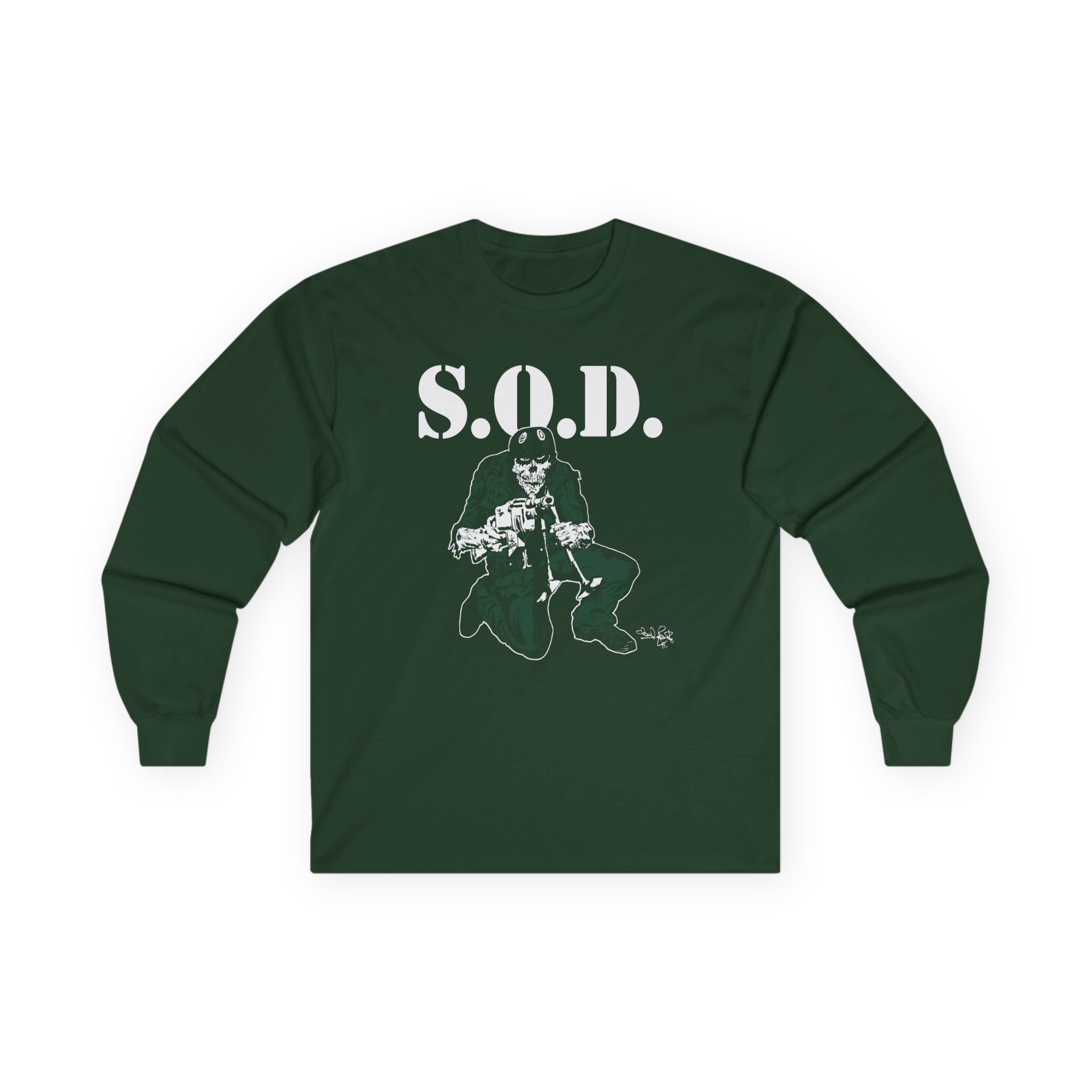 Stormtroopers of Death S.o.d. Schism Tour "85" Speak English or Die Unisex Ultra Cotton Long Sleeve Tee