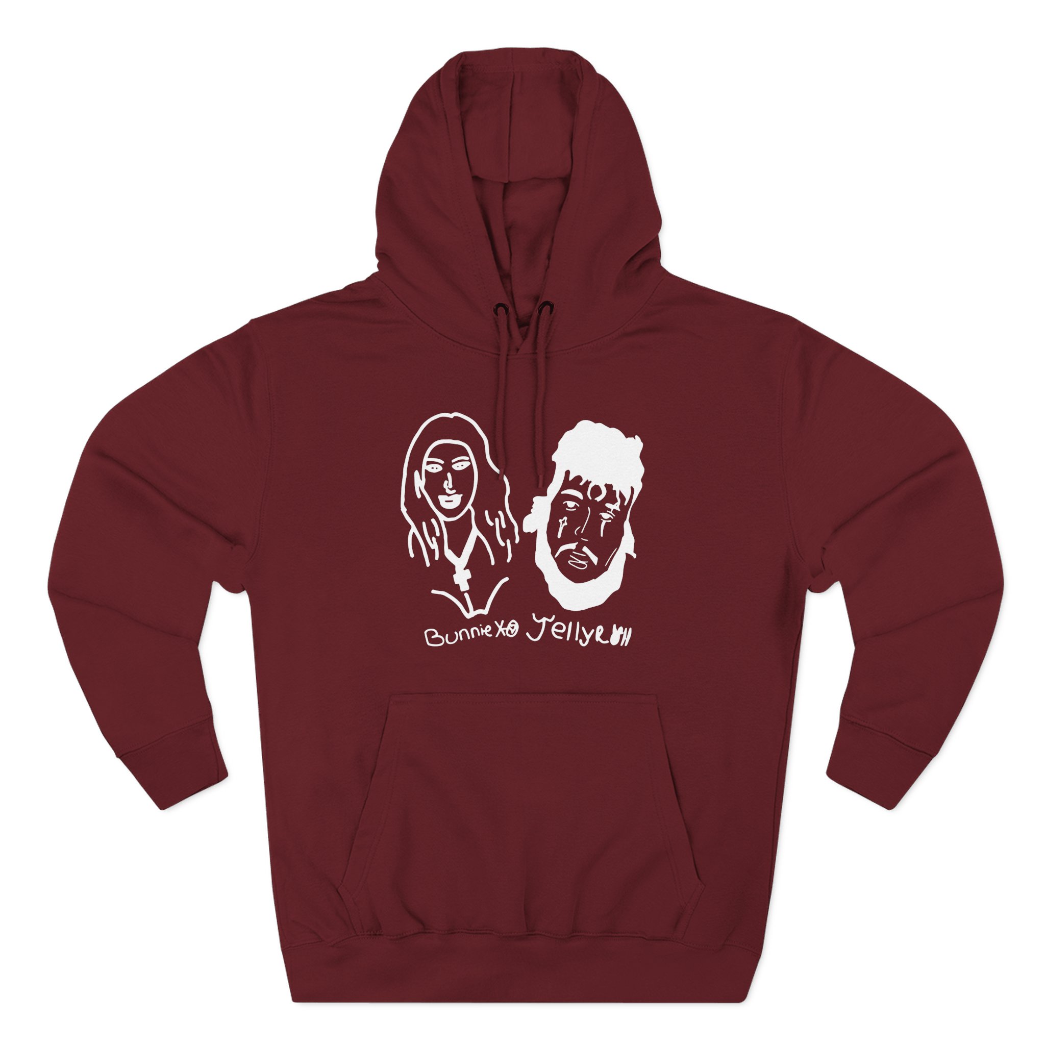 Bunnie Xo Jelly Roll Three-Panel Fleece Hoodie