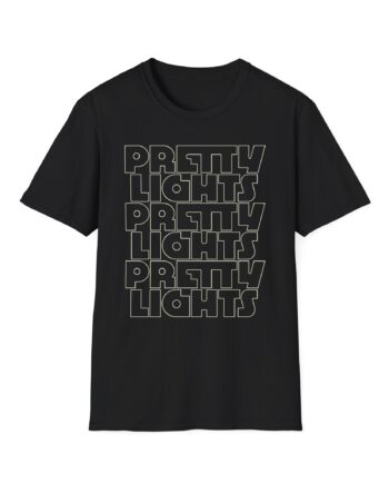 Pretty Lights Outline Stack Unisex Softstyle T-Shirt