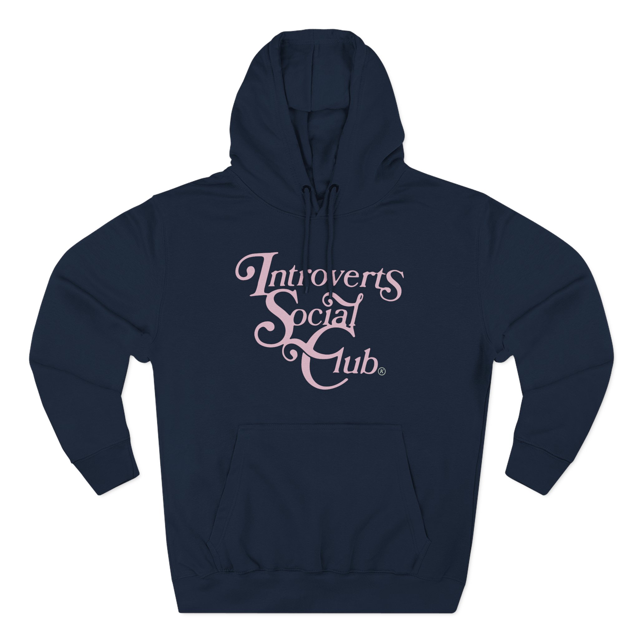 Kallmekris Introverts Social Club Three-Panel Fleece Hoodie