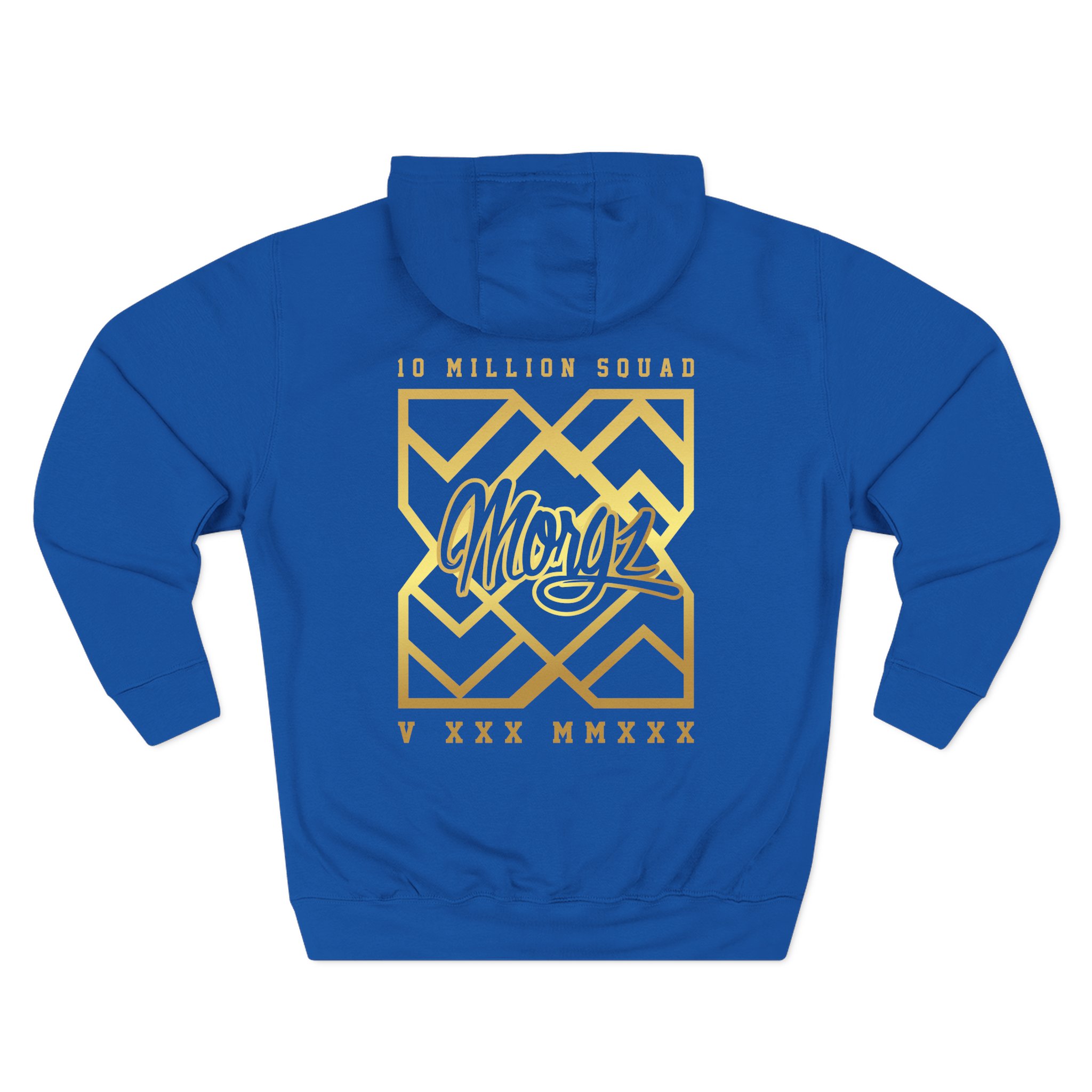 Morgz 10 Million Squad Three-Panel Fleece Hoodie