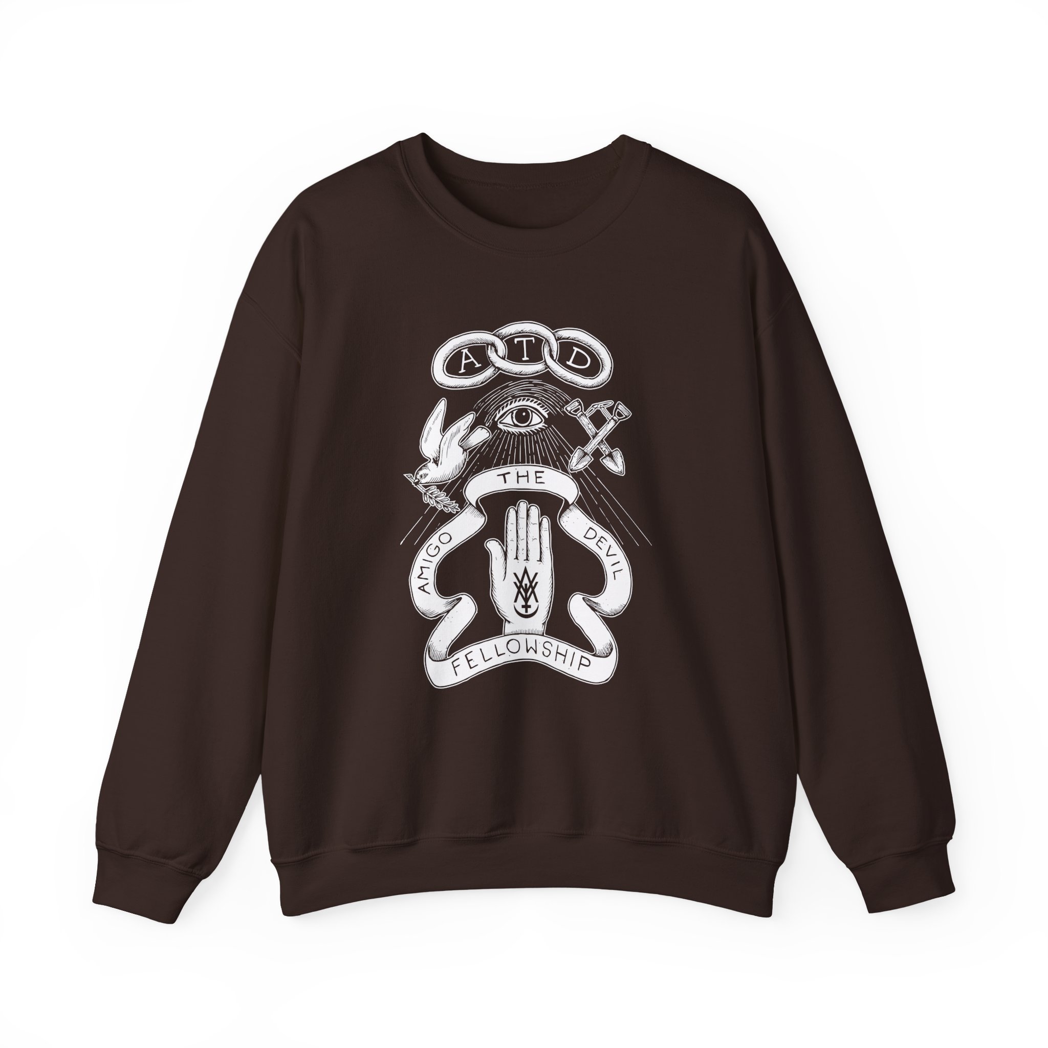 Amigo the Devil Fellowship Unisex Heavy Blendâ„¢ Crewneck Sweatshirt