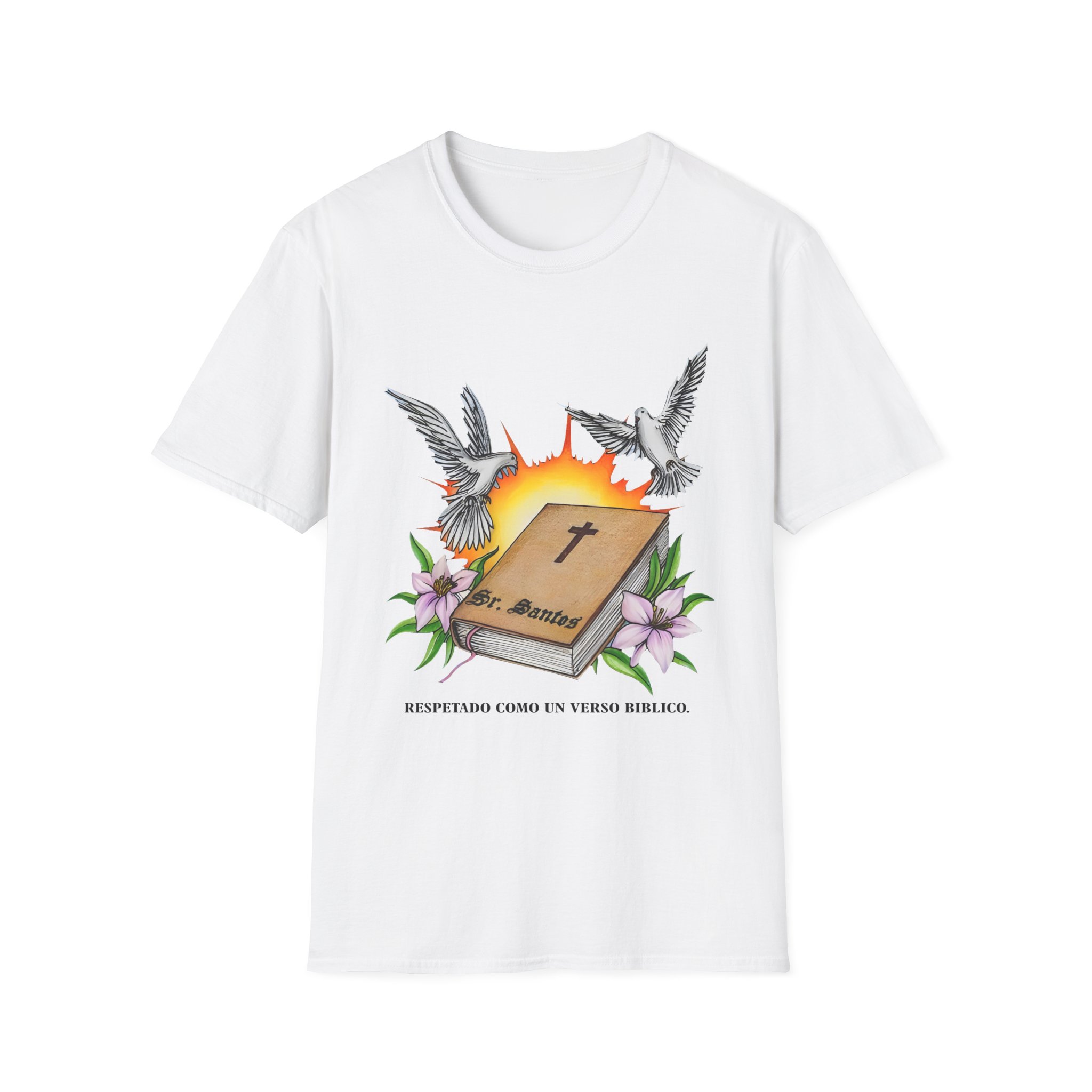 Arcangel Respira Como Un Verso Biblico Unisex Softstyle T-Shirt