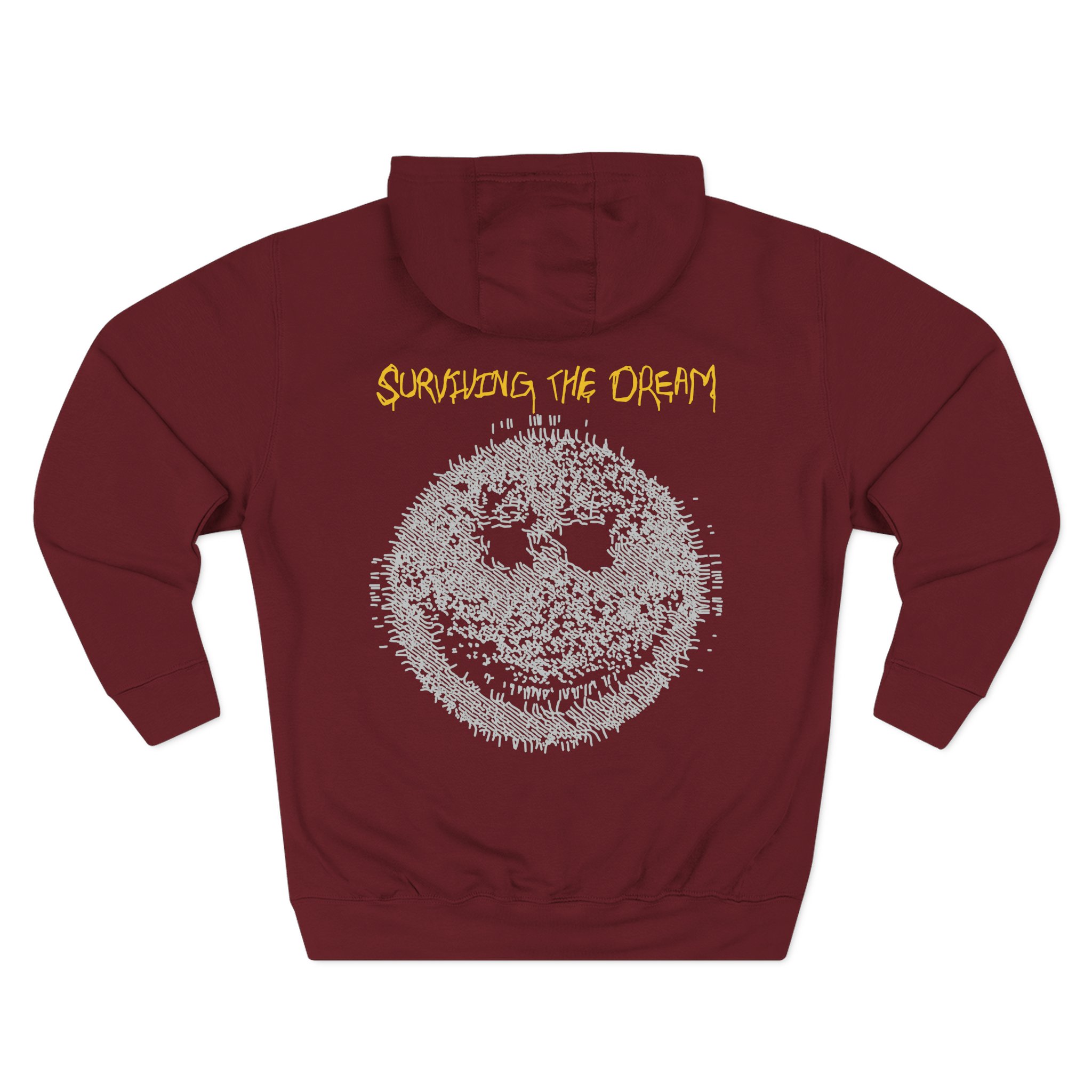 Fidlar Smiley Three-Panel Fleece Hoodie