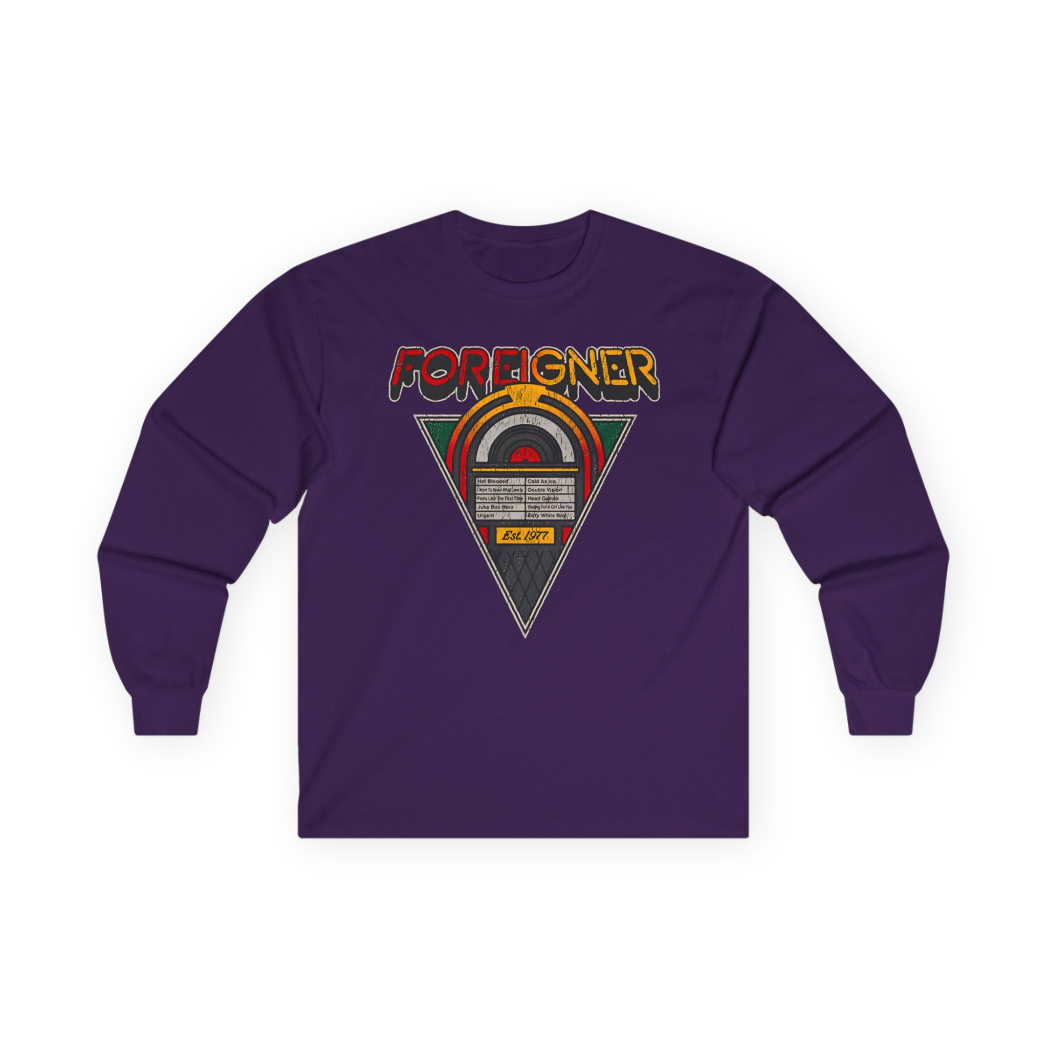 Foreigner Juke Box Unisex Ultra Cotton Long Sleeve Tee