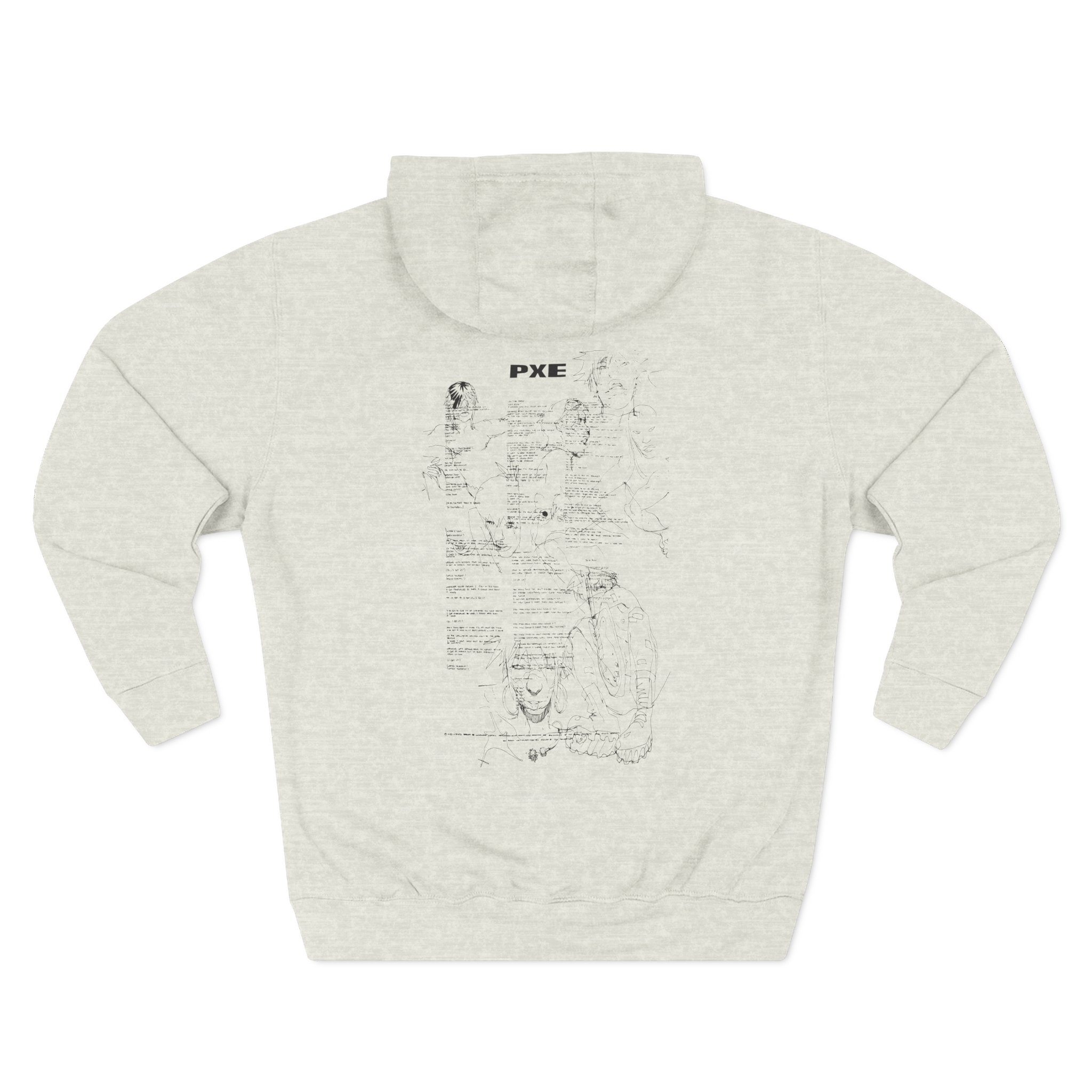 Ecco2k in the Flesh Three-Panel Fleece Hoodie