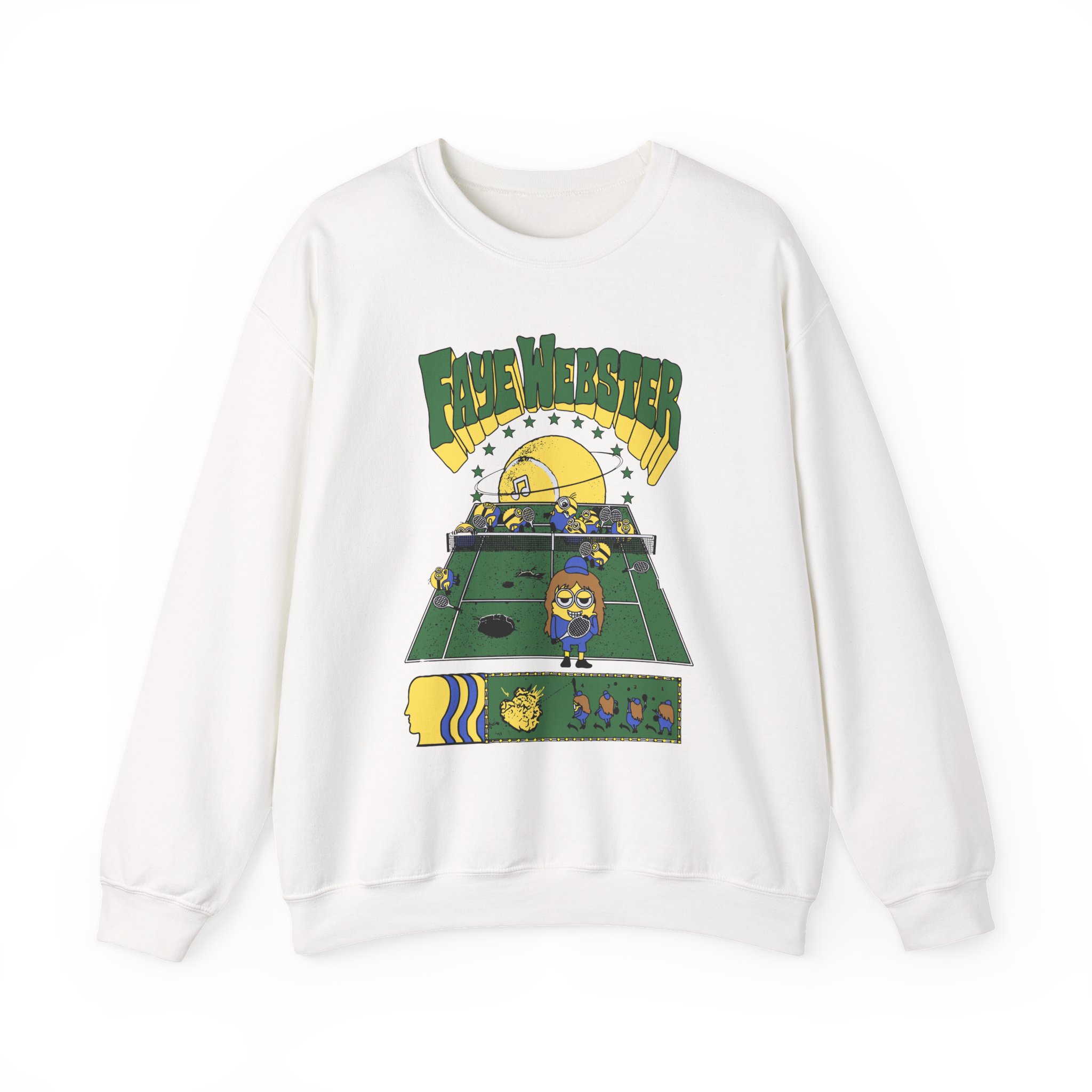 Faye Webster Braindead/minion Unisex Heavy Blendâ„¢ Crewneck Sweatshirt
